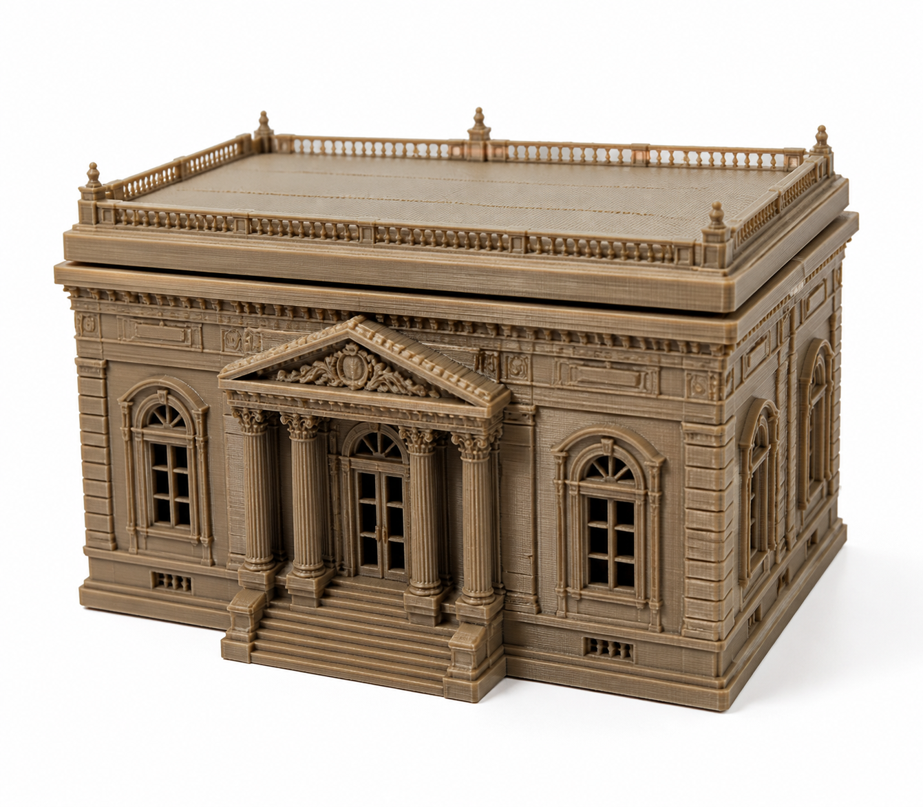 新古典主义建筑 储物盒 首饰盒 开合结构 Cảm hứng thiết kế sáng tạo in 3D