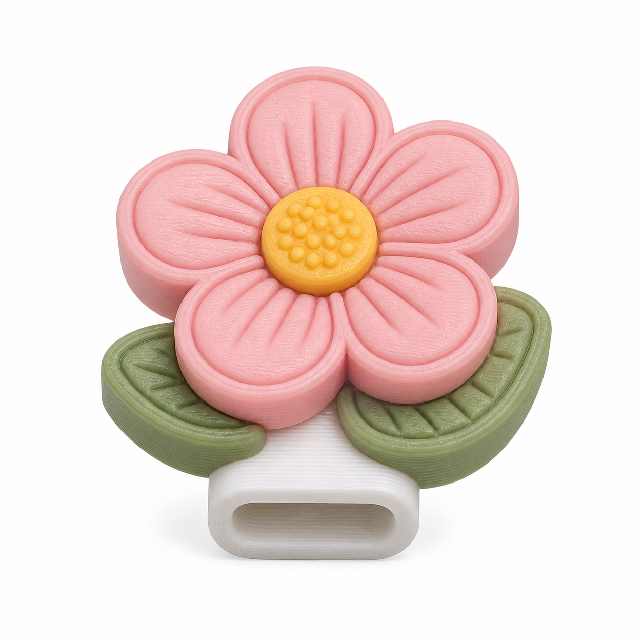 Flower shoe charm إلهام التصميم الإبداعي للطباعة ثلاثية الأبعاد