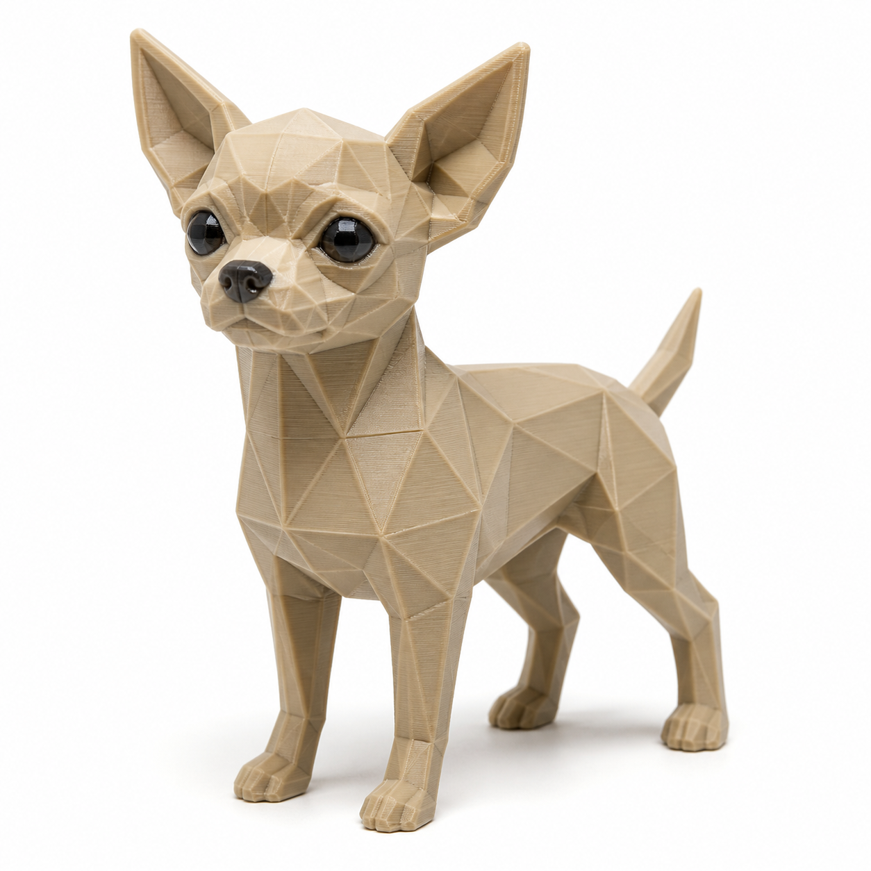 Geometric CHIHUAHUA  แรงบันดาลใจการออกแบบสร้างสรรค์พิมพ์ 3D