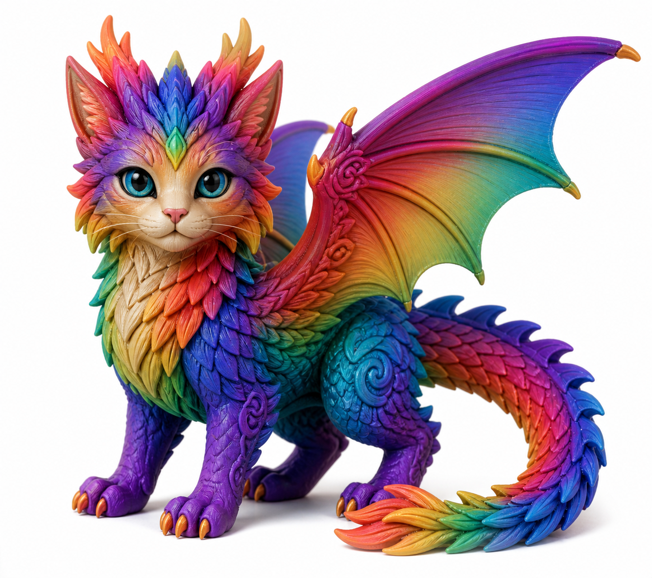 龙猫多色香炉托插香可用 3D-print creatieve ontwerp inspiratie