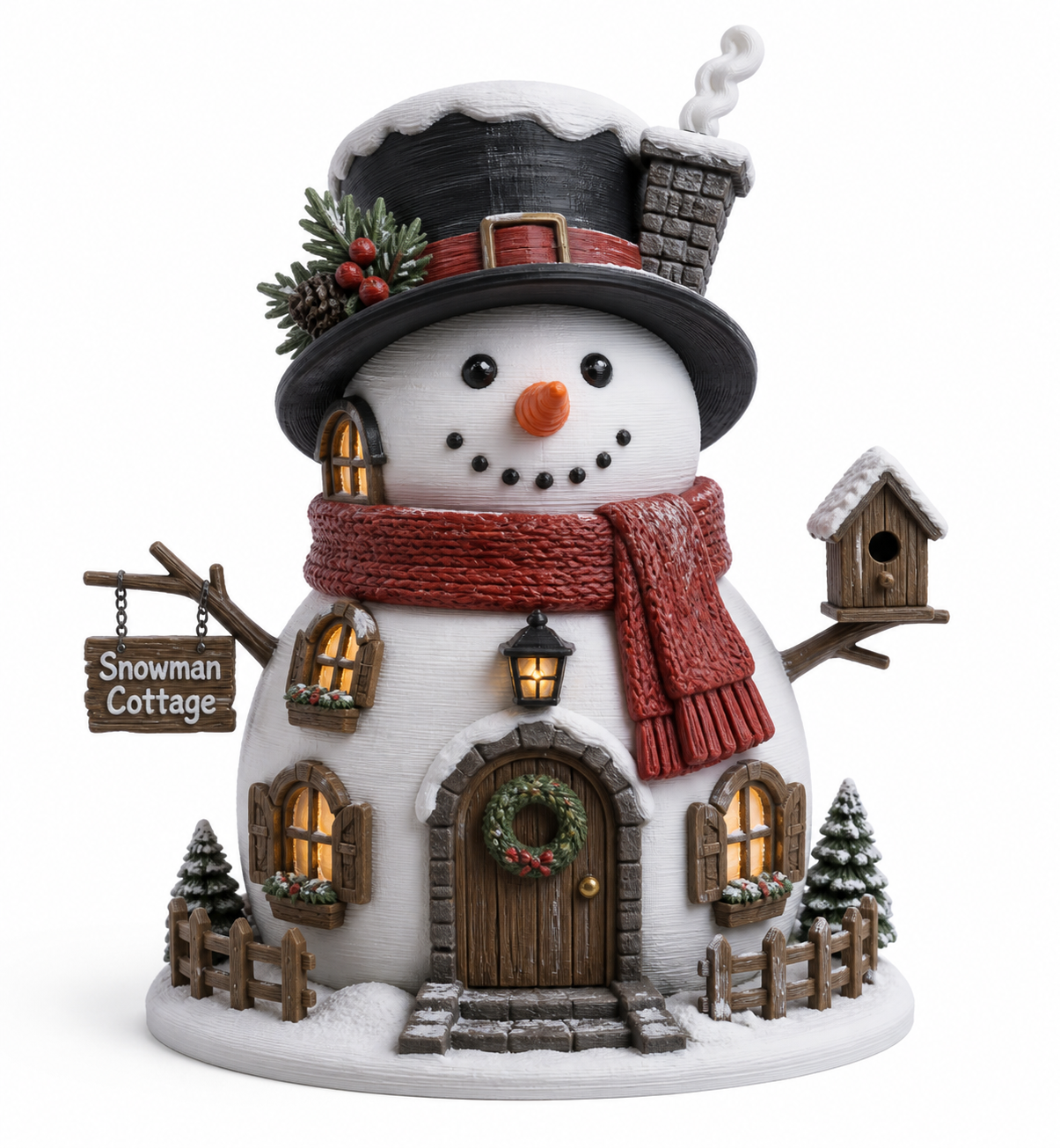 Snowman Cottage 3D프린팅 창의 디자인 인스피레이션