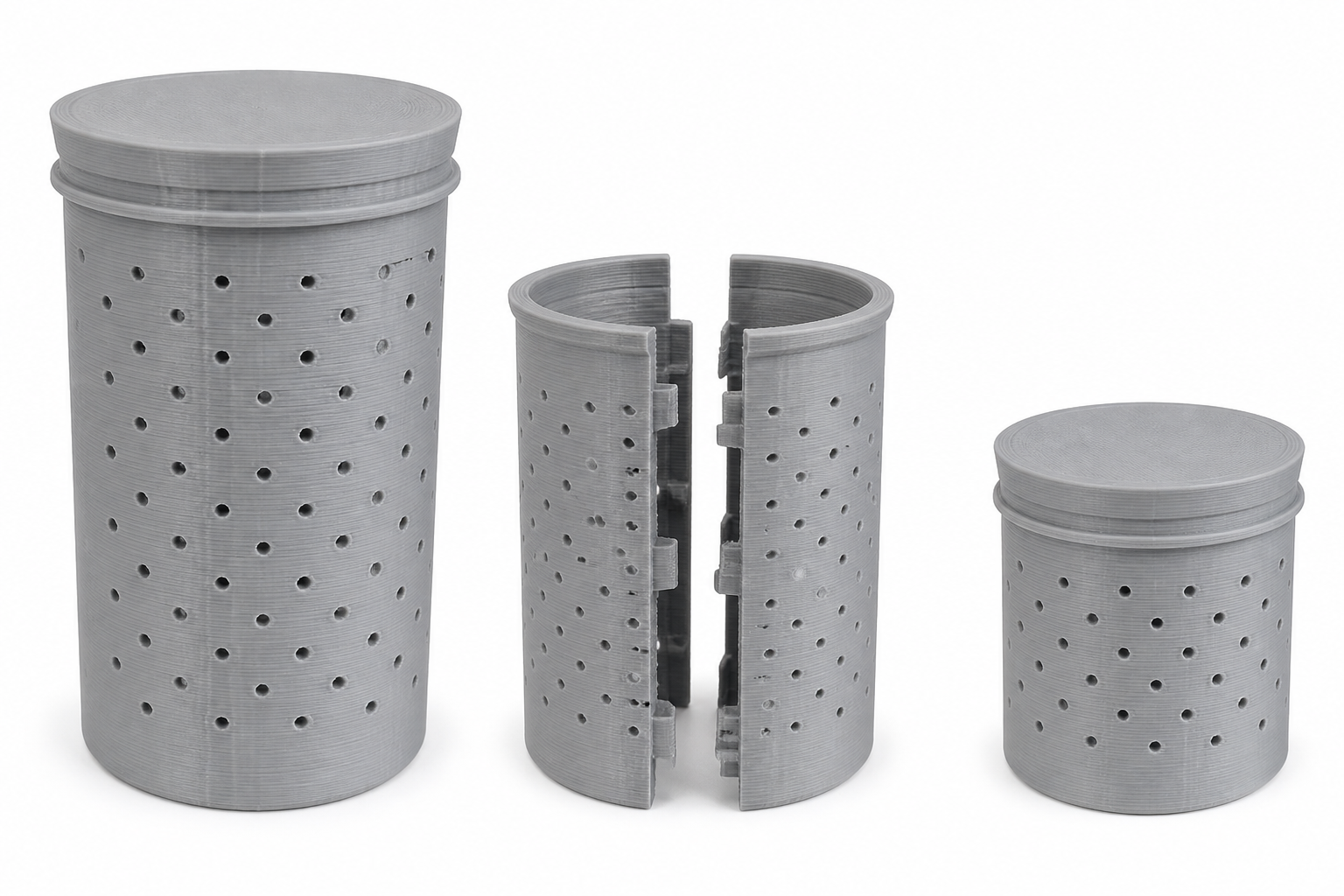 CFS Silica Gel Container (Standard & Split Version) Cảm hứng thiết kế sáng tạo cho in 3D