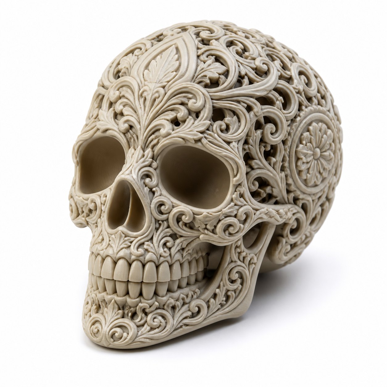 Luxury Skull Decor 3D Printing Creative Design Inspiration