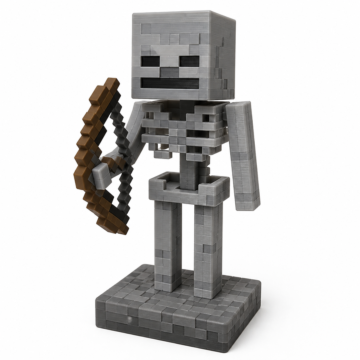 Minecraft Skeleton Inspirasi desain kreatif cetak 3D