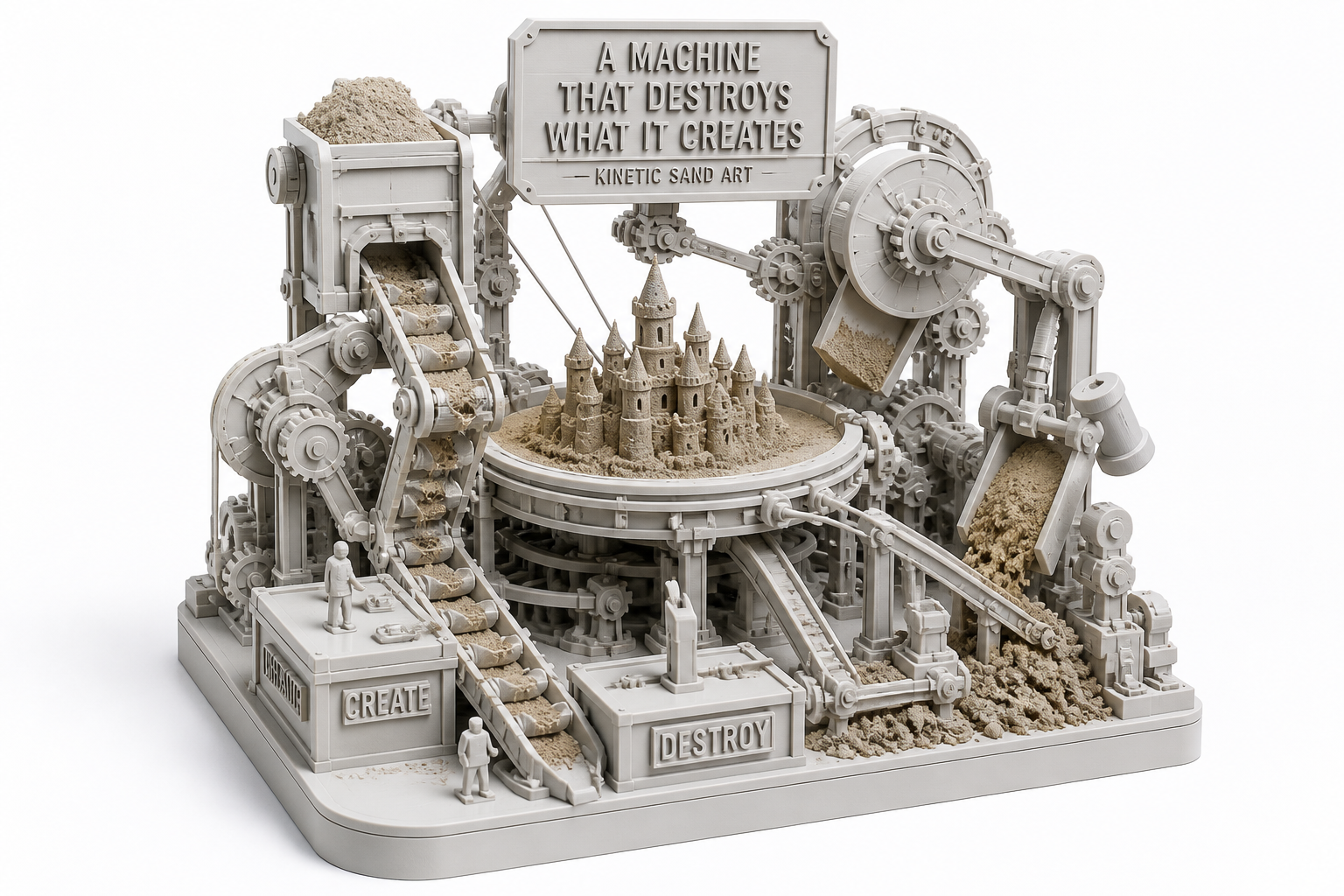 A MACHINE THAT DESTR แรงบันดาลใจการออกแบบสร้างสรรค์พิมพ์ 3D