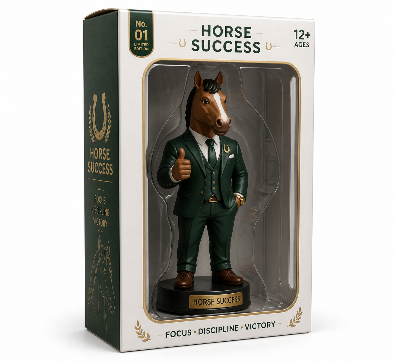 动物盲盒手办系列-小马Horse(成功S إلهام التصميم الإبداعي للطباعة ثلاثية الأبعاد