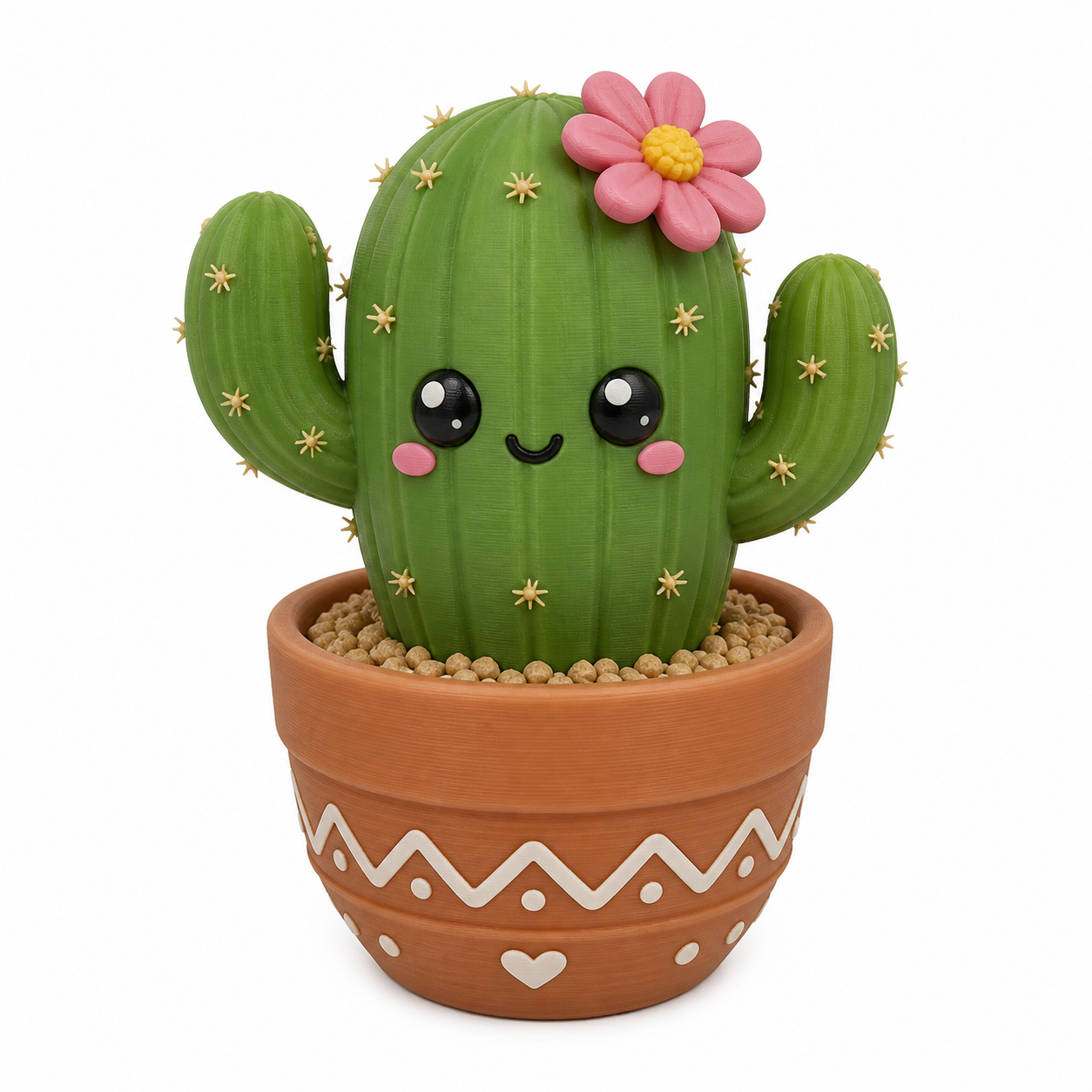 Cactus potted plant  แรงบันดาลใจการออกแบบสร้างสรรค์พิมพ์ 3D