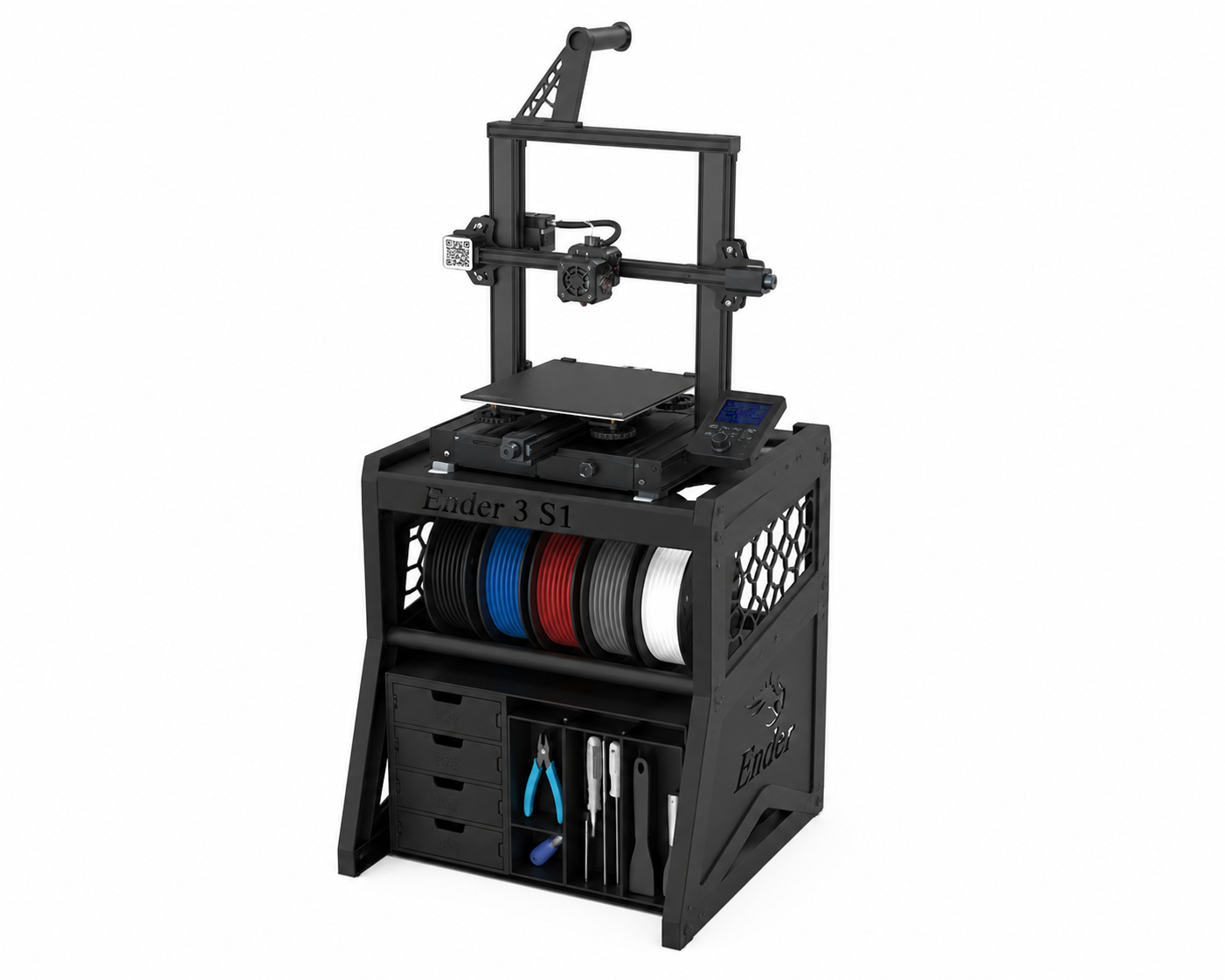 ender3s1底部线缆支架 Ispirazione di design creativo stampa 3D