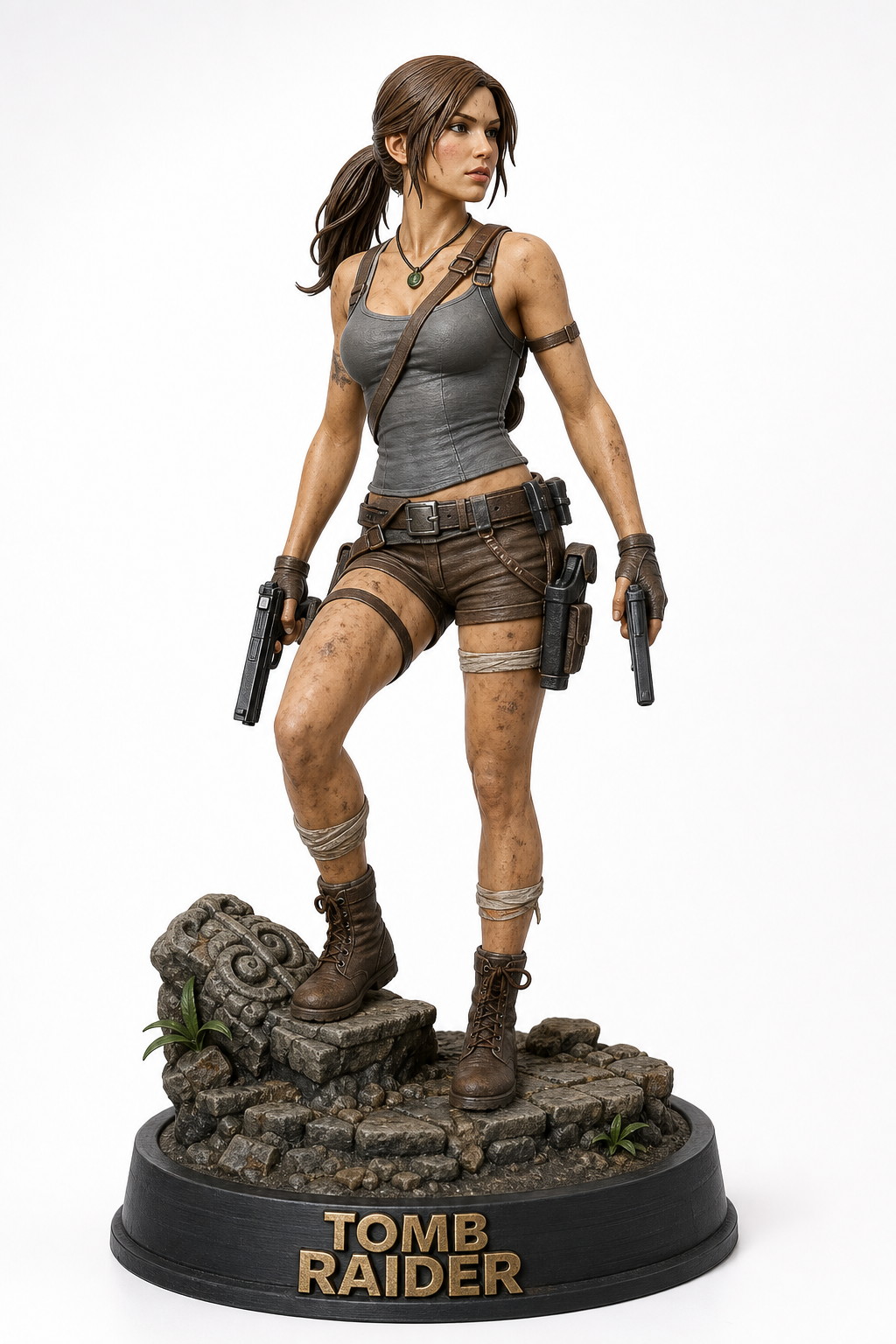 Lara Croft แรงบันดาลใจการออกแบบสร้างสรรค์พิมพ์ 3D