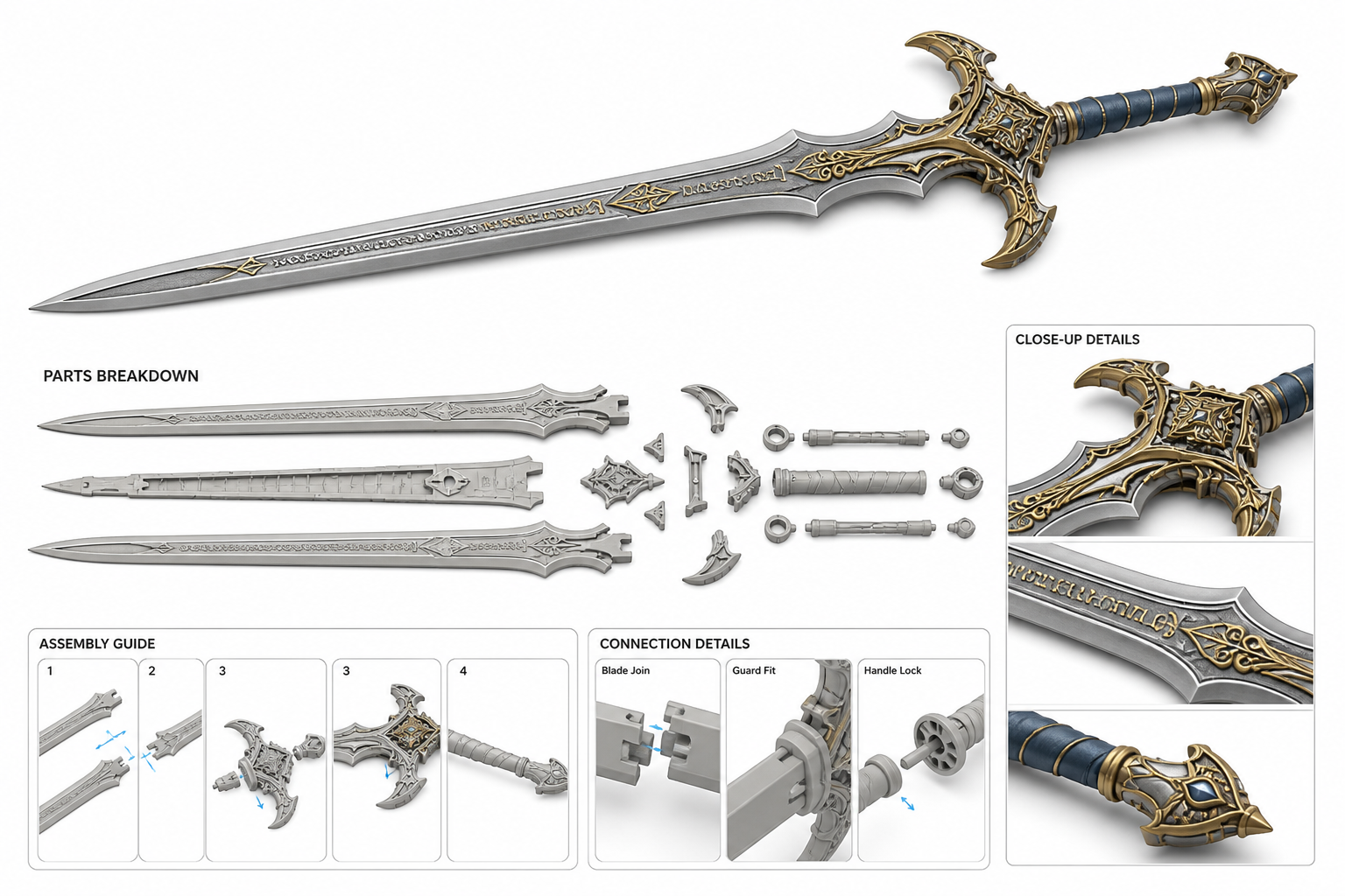 塞尔达BB剑-打印版 3D Printing Creative Design Inspiration