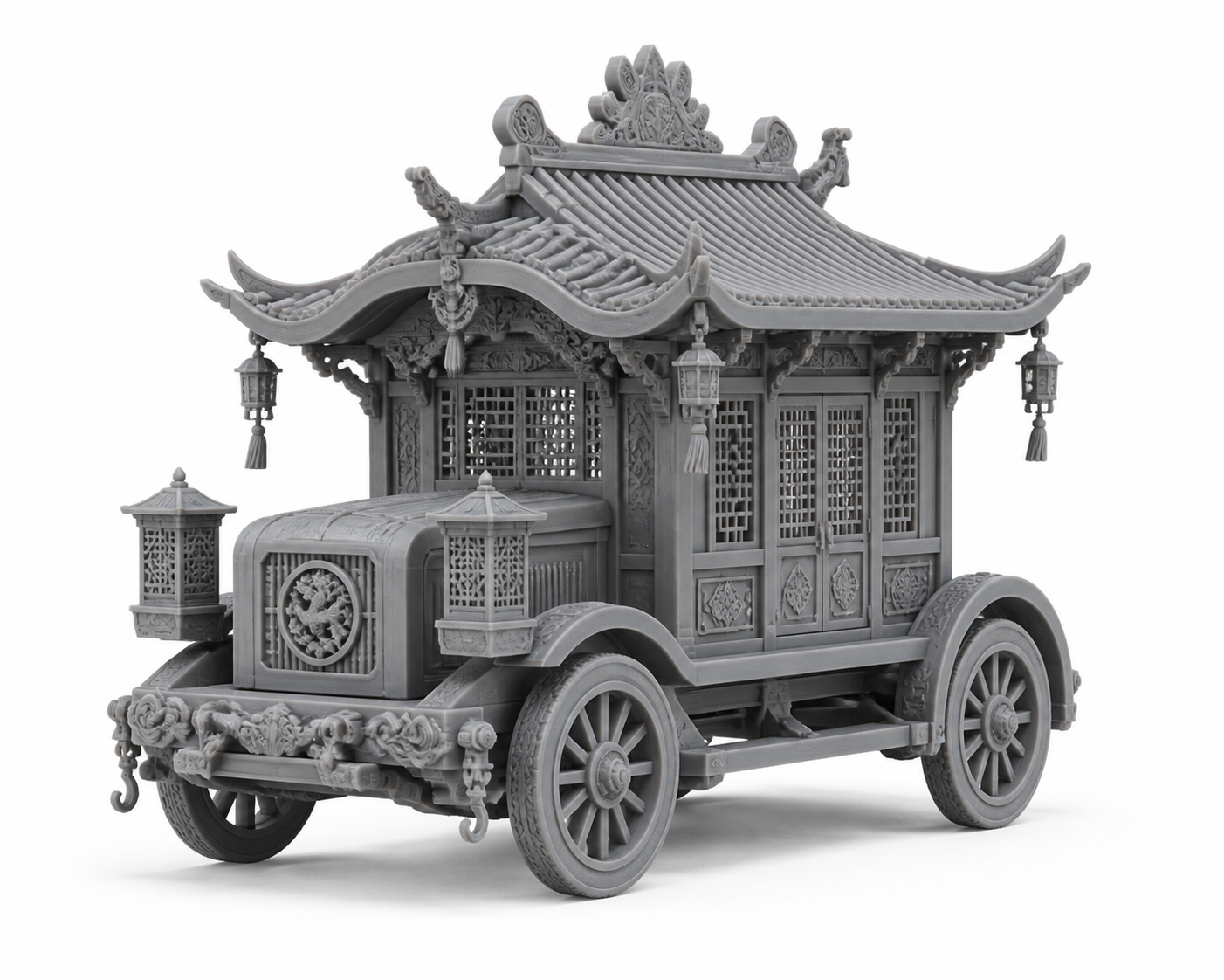 中国火星车——祝融号 แรงบันดาลใจการออกแบบสร้างสรรค์พิมพ์ 3D