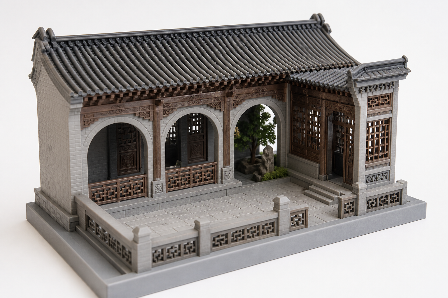 庭院走廊 إلهام التصميم الإبداعي للطباعة ثلاثية الأبعاد