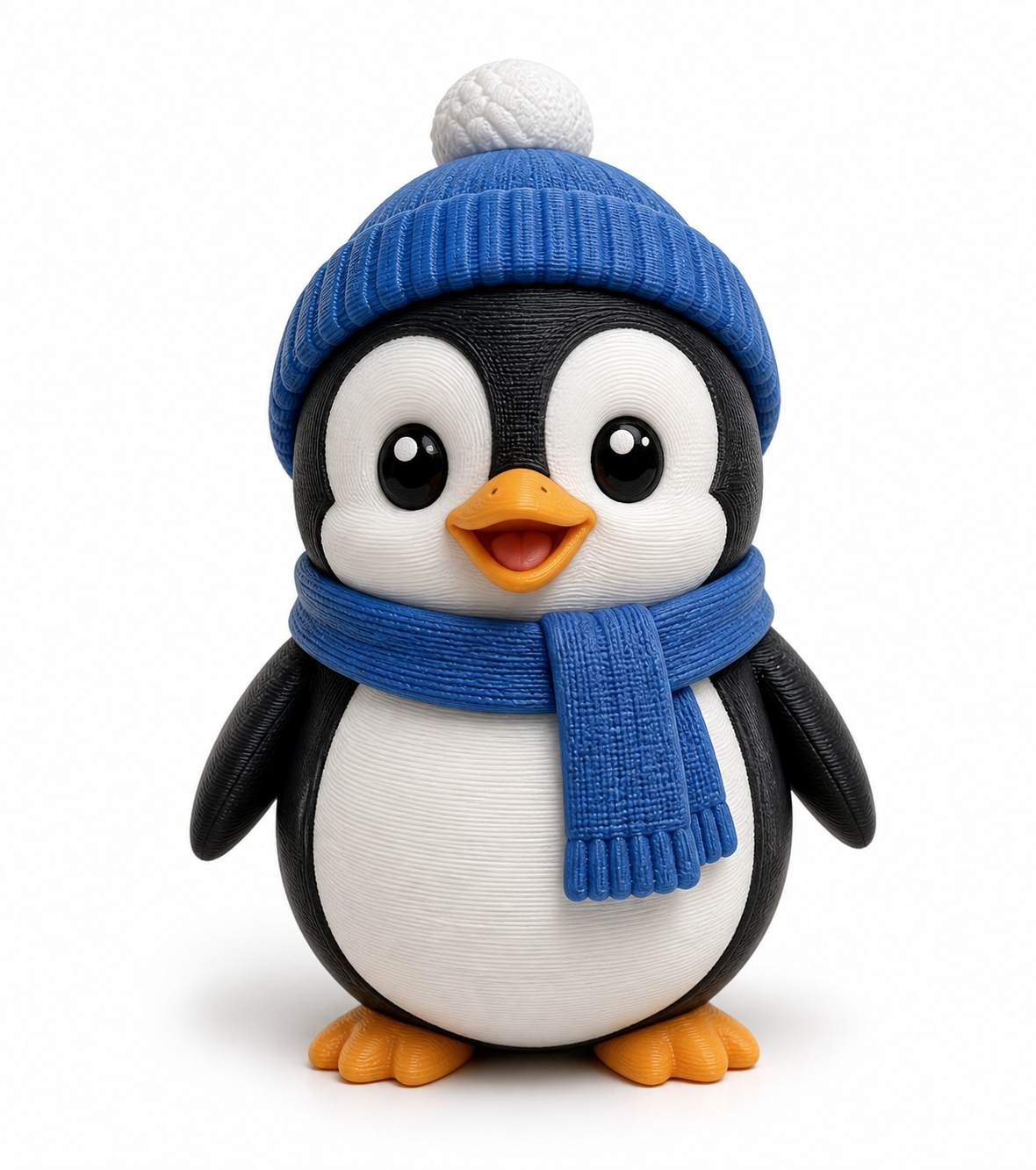 Cute Penguin with a  إلهام التصميم الإبداعي للطباعة ثلاثية الأبعاد