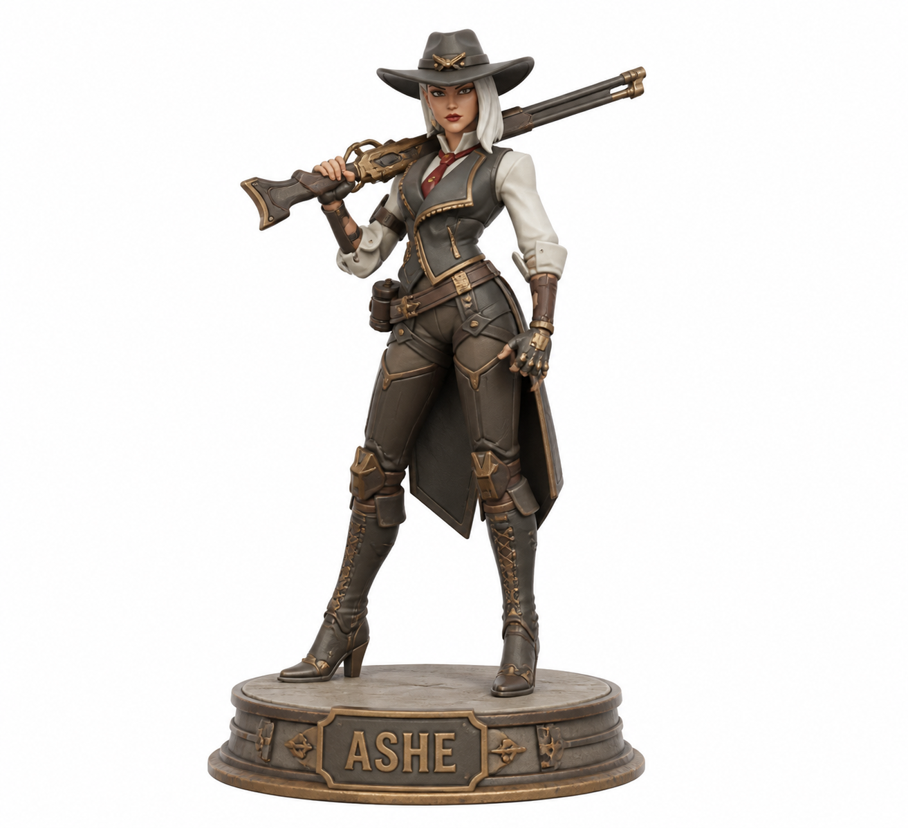寒冰射手艾希Ashe Вдохновение креативного дизайна 3D-печати