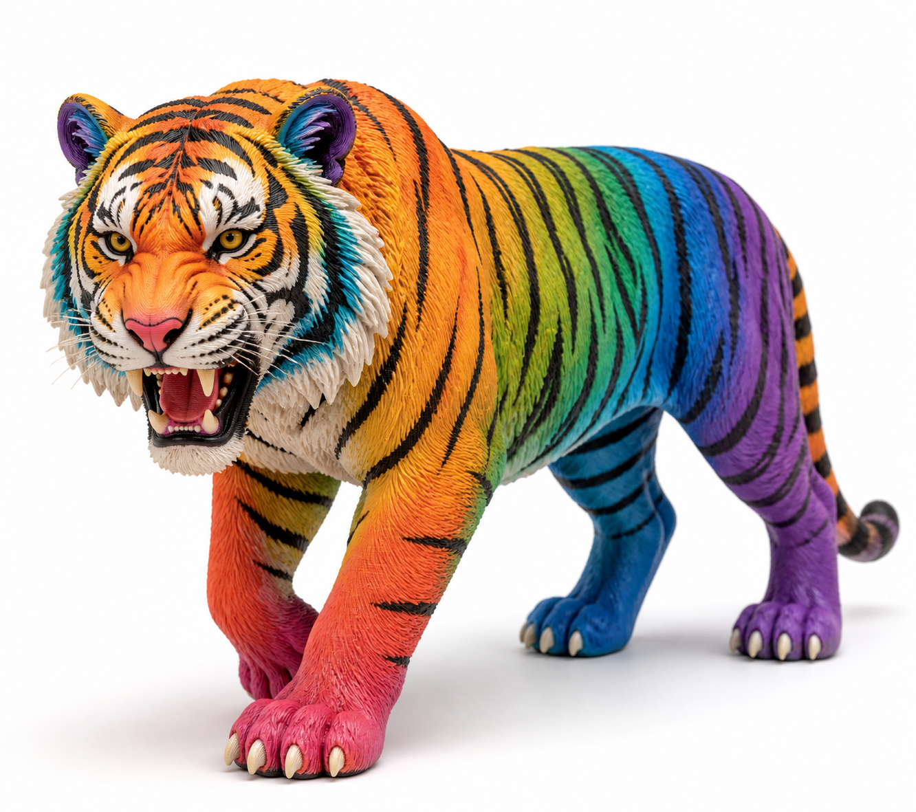 【钥匙挂件】寅虎 แรงบันดาลใจการออกแบบสร้างสรรค์พิมพ์ 3D