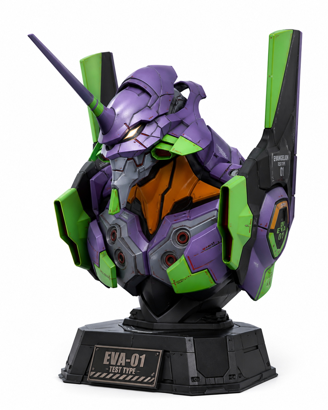 EVA-01初号机胸像 แรงบันดาลใจการออกแบบสร้างสรรค์พิมพ์ 3D