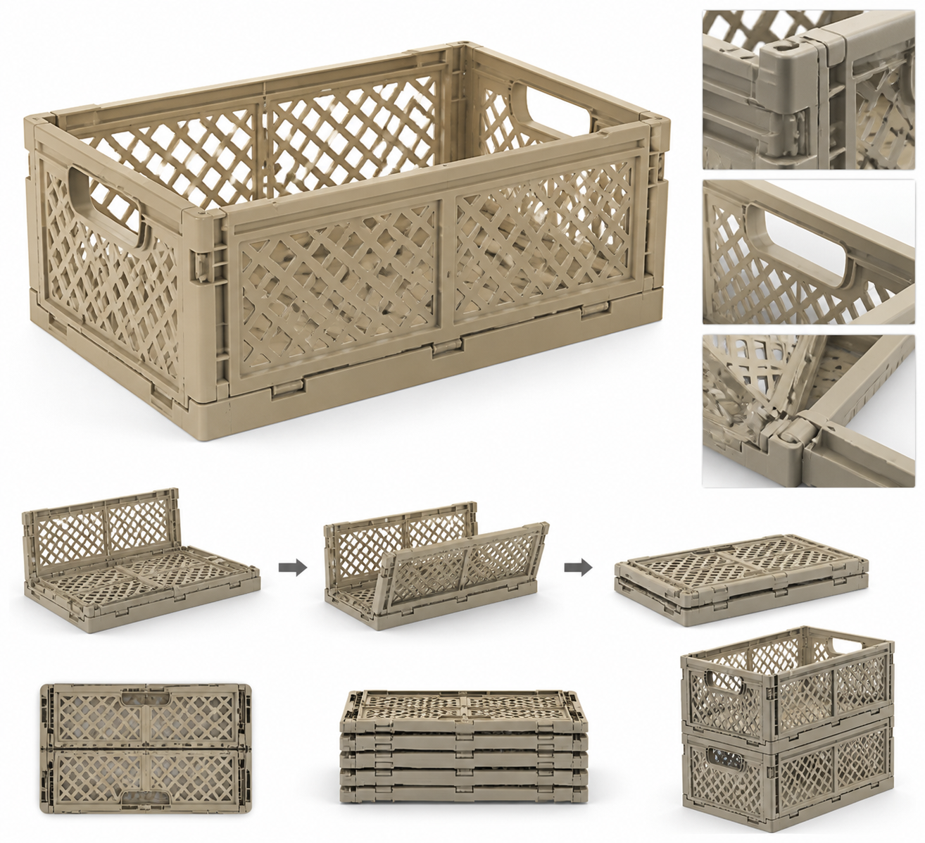 折叠储物篮 Вдохновение креативного дизайна 3D-печати