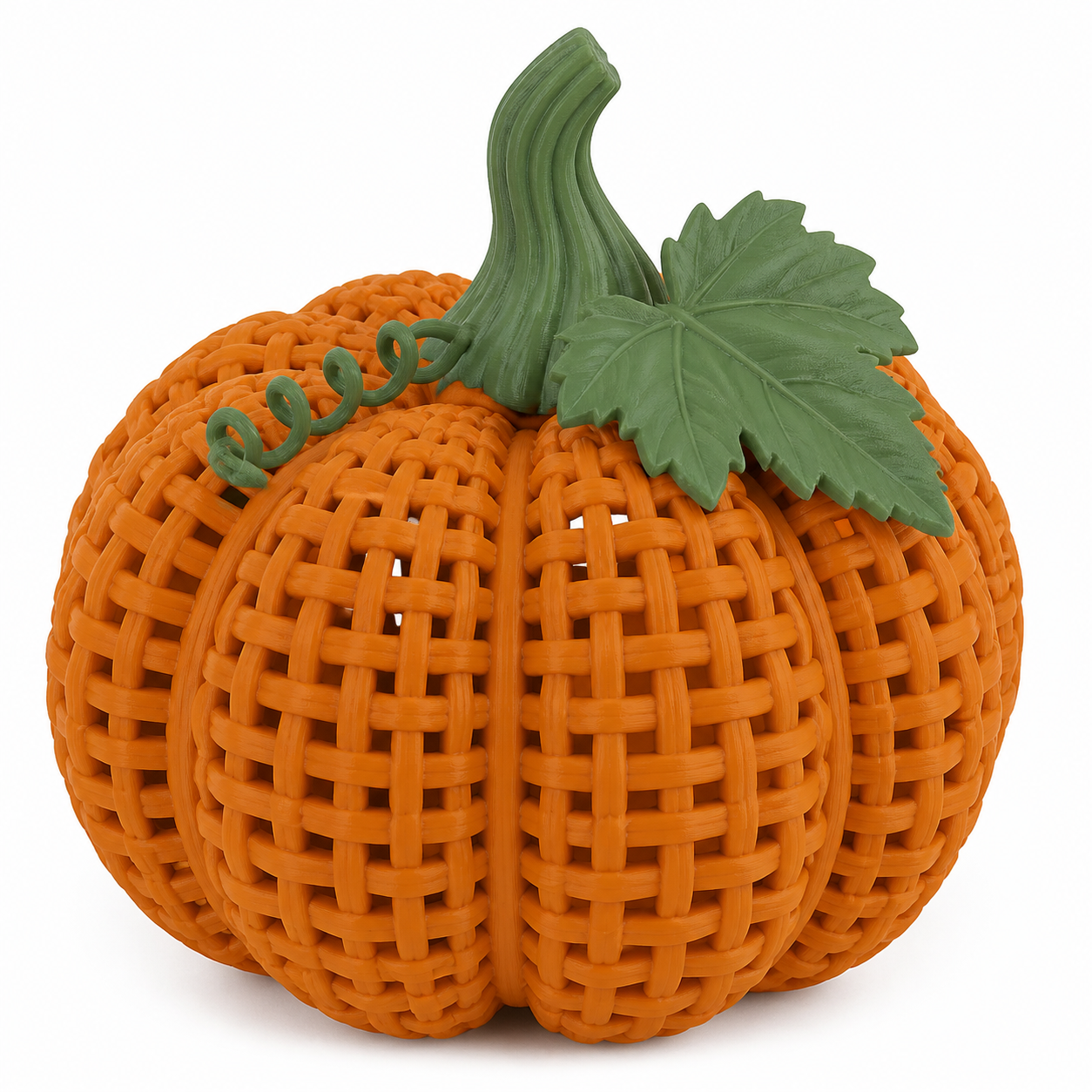 woven pumpkins إلهام التصميم الإبداعي للطباعة ثلاثية الأبعاد