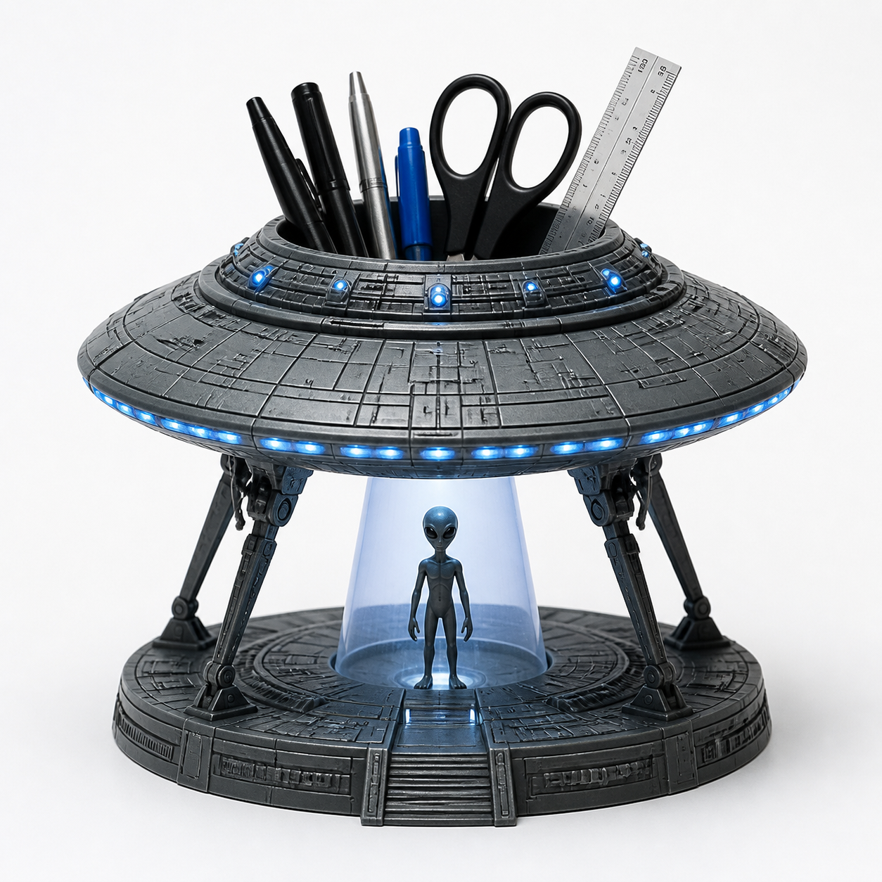 Alien Spaceship UFO แรงบันดาลใจการออกแบบสร้างสรรค์พิมพ์ 3D