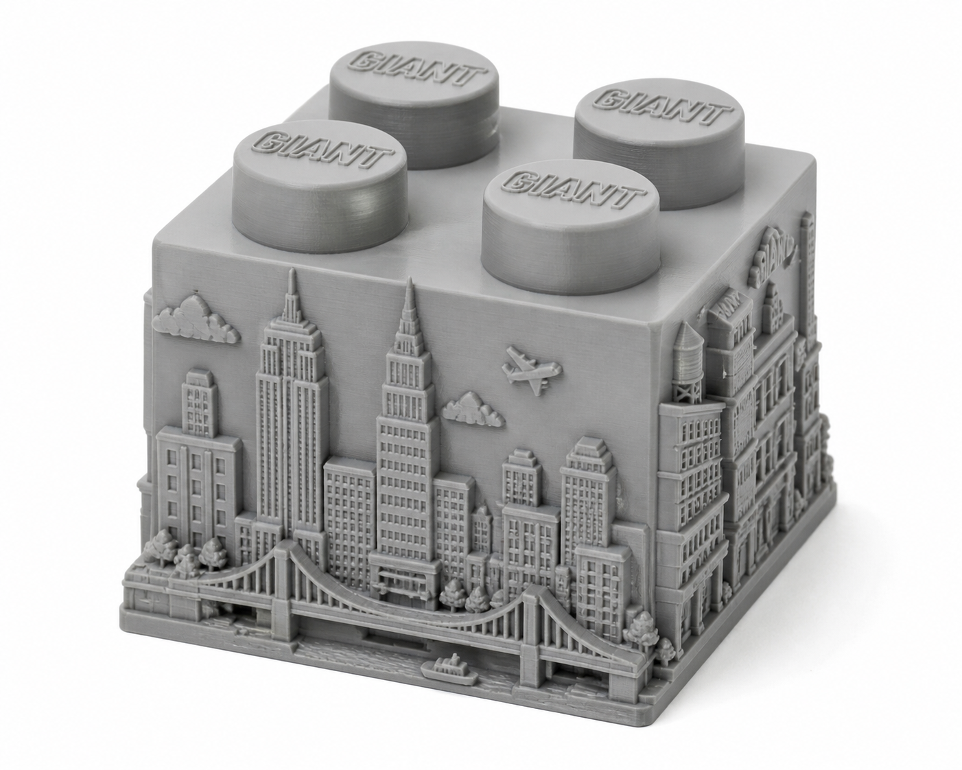 Giant building block إلهام التصميم الإبداعي للطباعة ثلاثية الأبعاد
