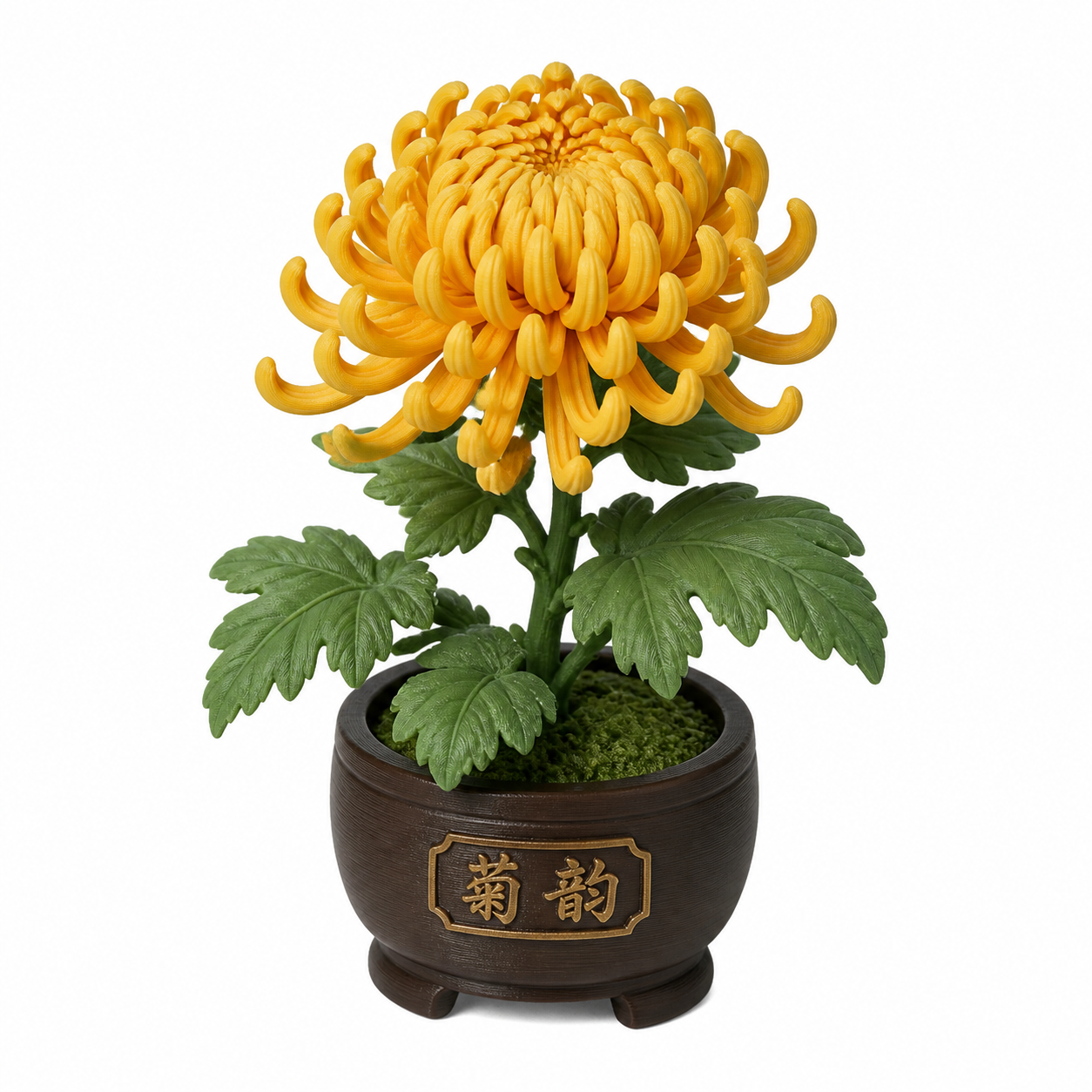 Simulated chrysanthe 3D प्रिंटिंग रचनात्मक डिज़ाइन प्रेरणा