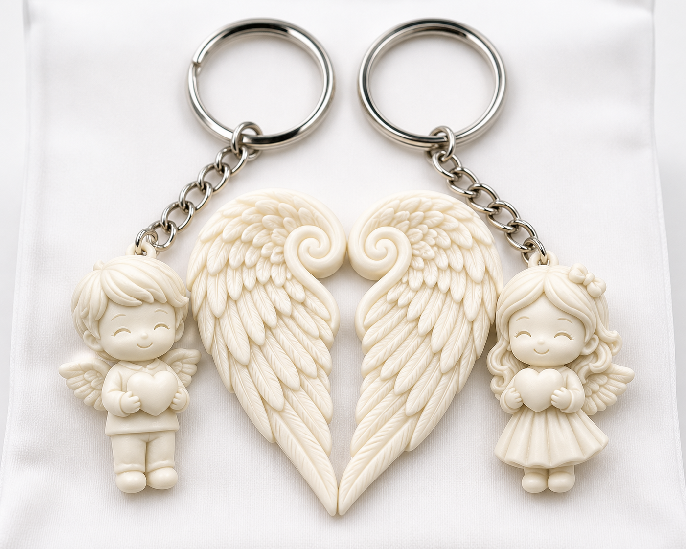 情侣挂件-天使翅膀-02 Inspiration de design créatif impression 3D