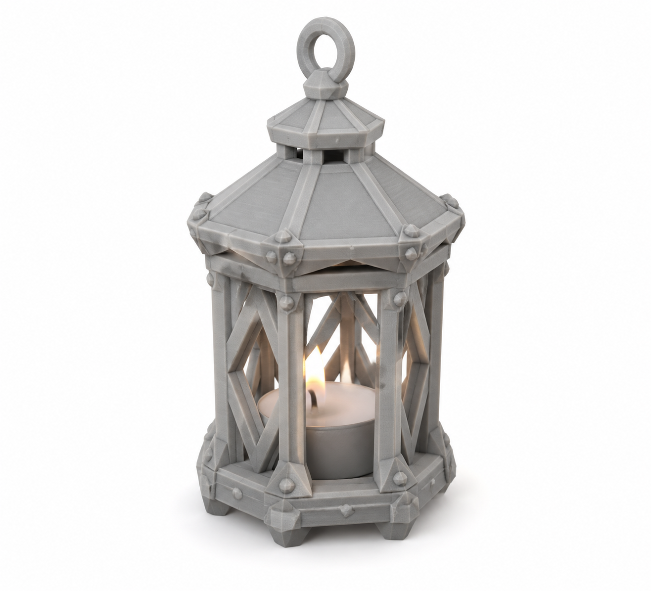Polygon tea lights 3D प्रिंटिंग रचनात्मक डिज़ाइन प्रेरणा