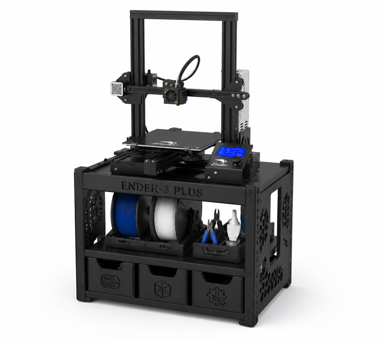 Ender-3 v3 plus 上料架紧 Inspiração de design criativo impressão 3D