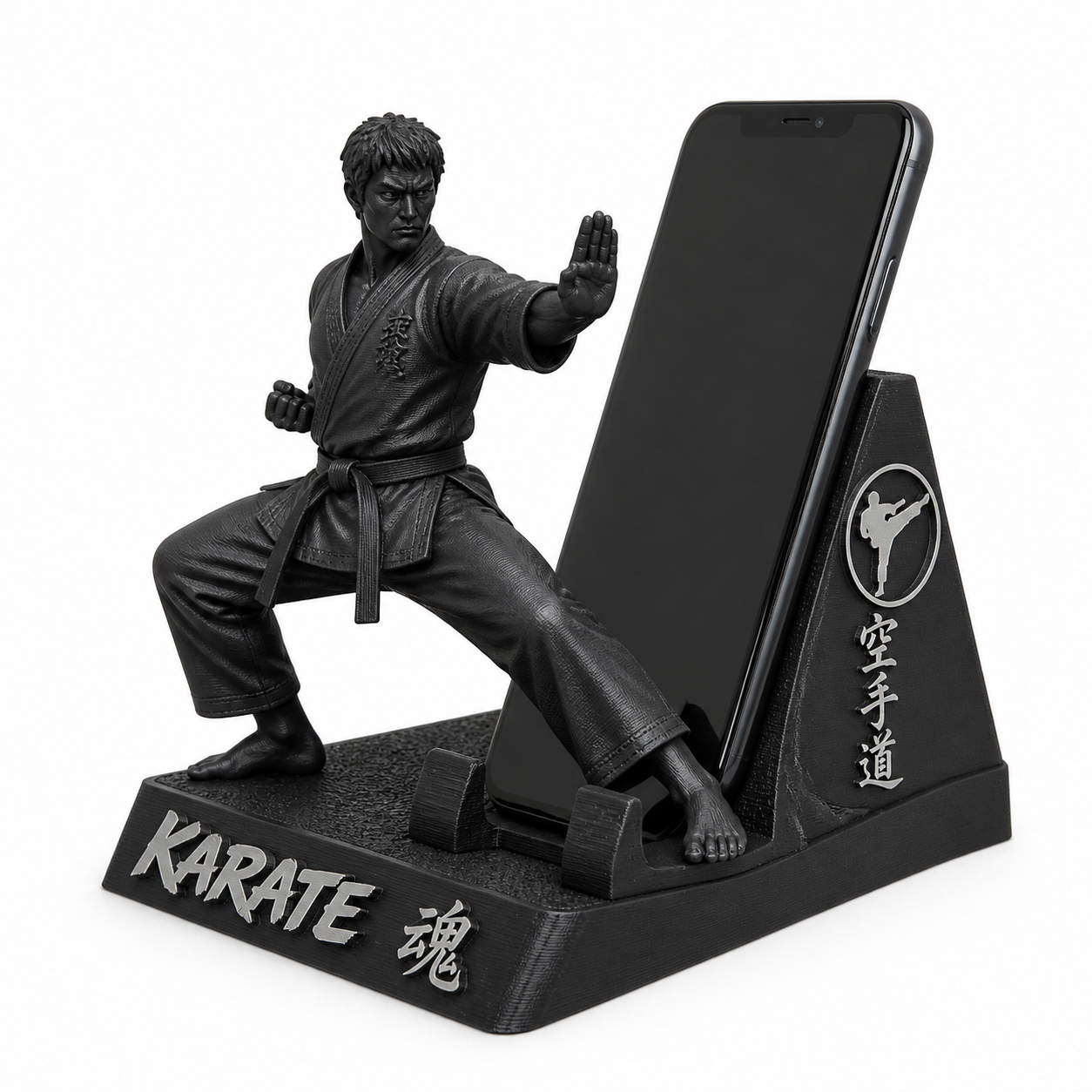 独特Karate 手机支架(角度更大)设计3D打印创意设计灵感