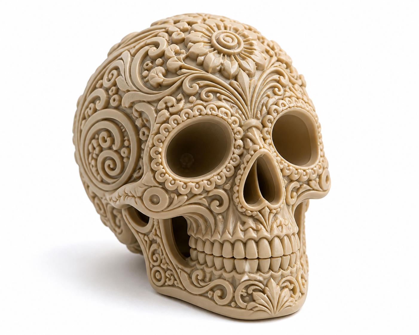 Funky Ornamental Sku 3D-print creatieve ontwerp inspiratie