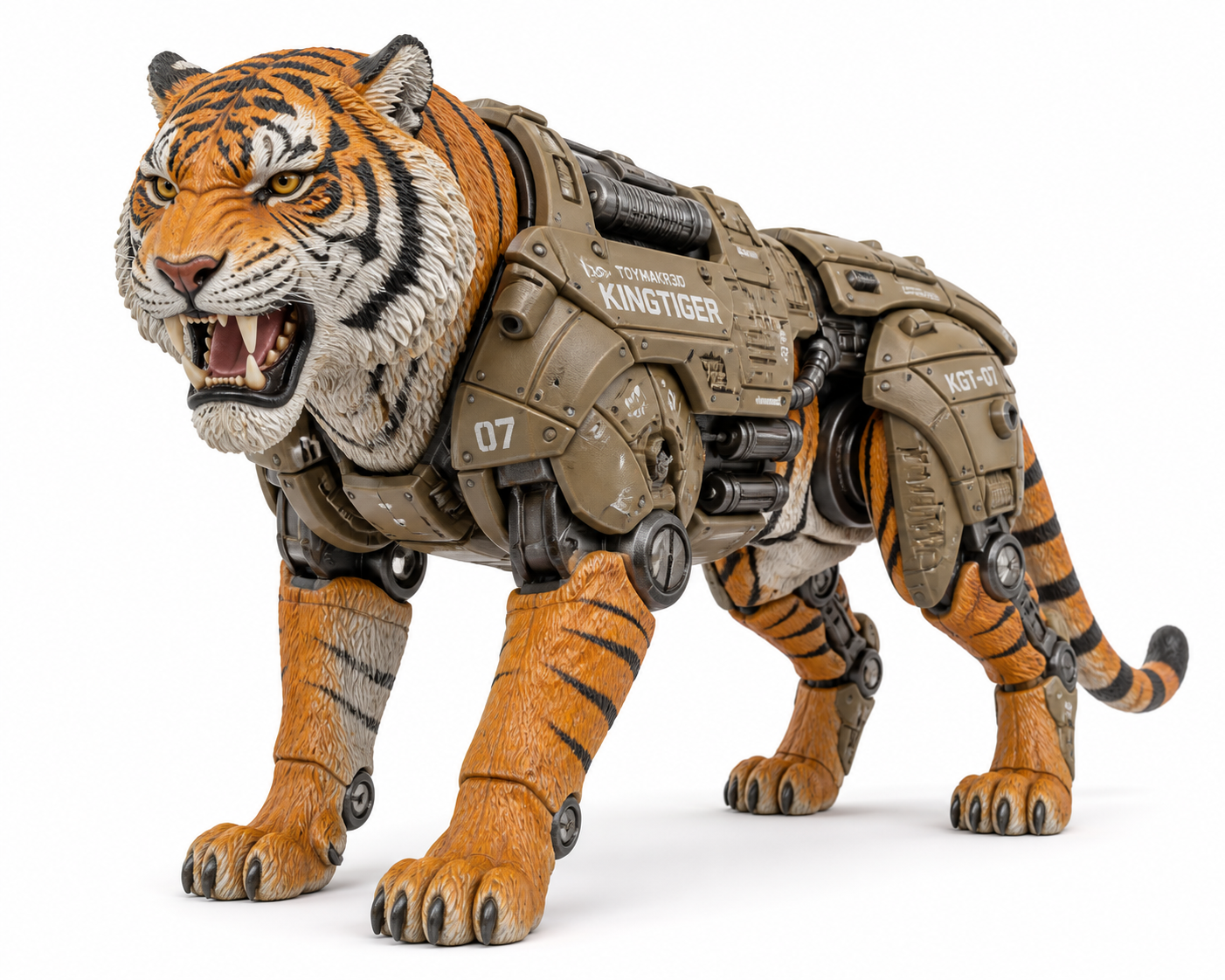 一、2.虎王 TOYMAKR3D Kin إلهام التصميم الإبداعي للطباعة ثلاثية الأبعاد
