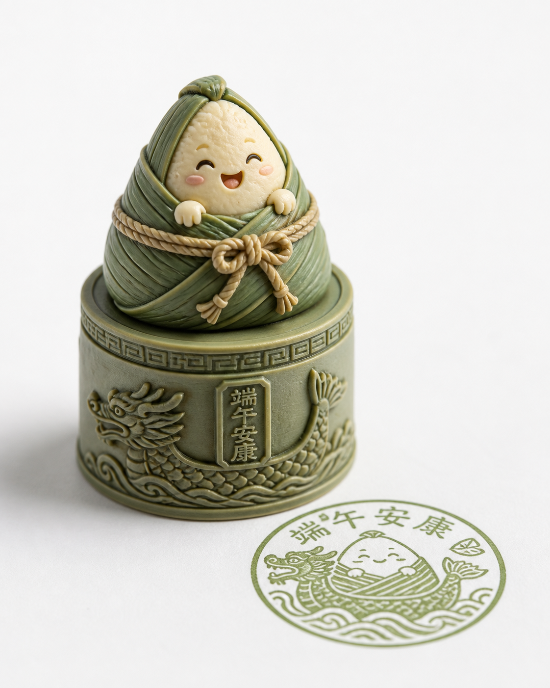端午节系列---欢乐小粽子--小印章 إلهام التصميم الإبداعي للطباعة ثلاثية الأبعاد