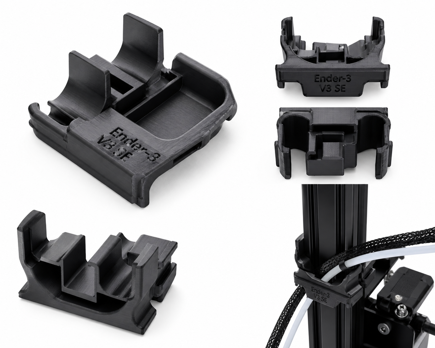 Ender-3 V3 SE 排线卡头 Inspirasi reka bentuk kreatif cetakan 3D