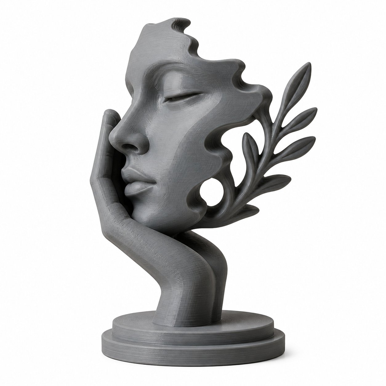 墙面艺术 狼与月亮 Cảm hứng thiết kế sáng tạo in 3D