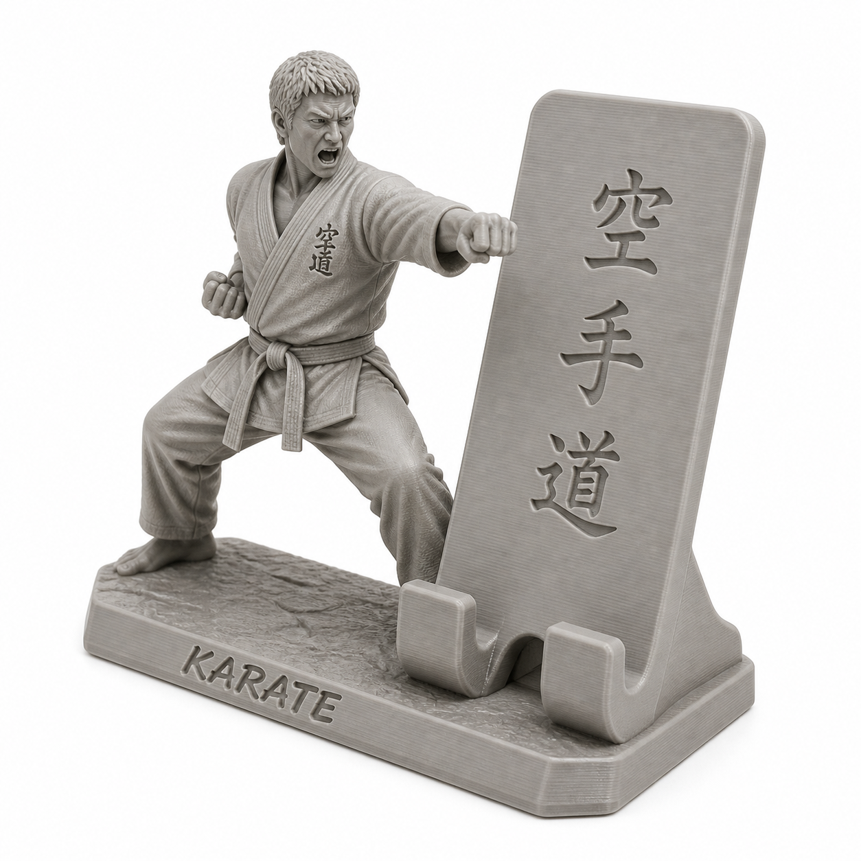 实用Karate 手机支架(角度更大)设计3D打印创意设计灵感