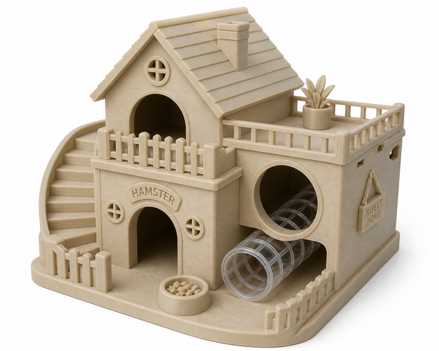 Hamster House 3D프린팅 창의 디자인 인스피레이션