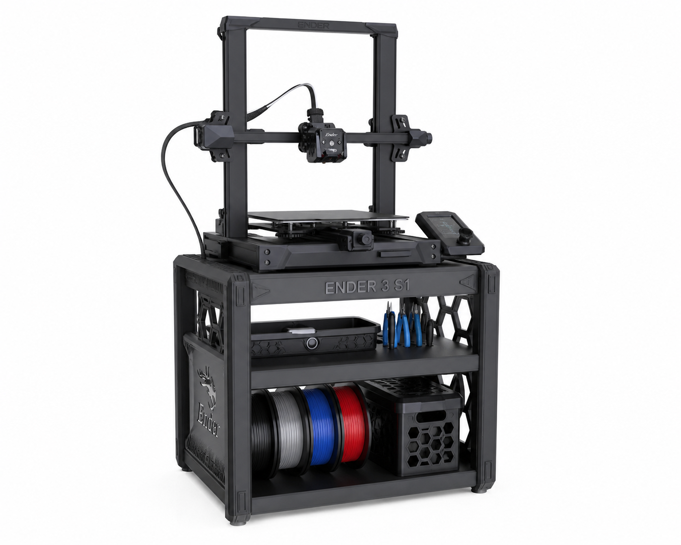 ender3s1底部线缆支架 3D Baskı Yaratıcı Tasarım İlhamı