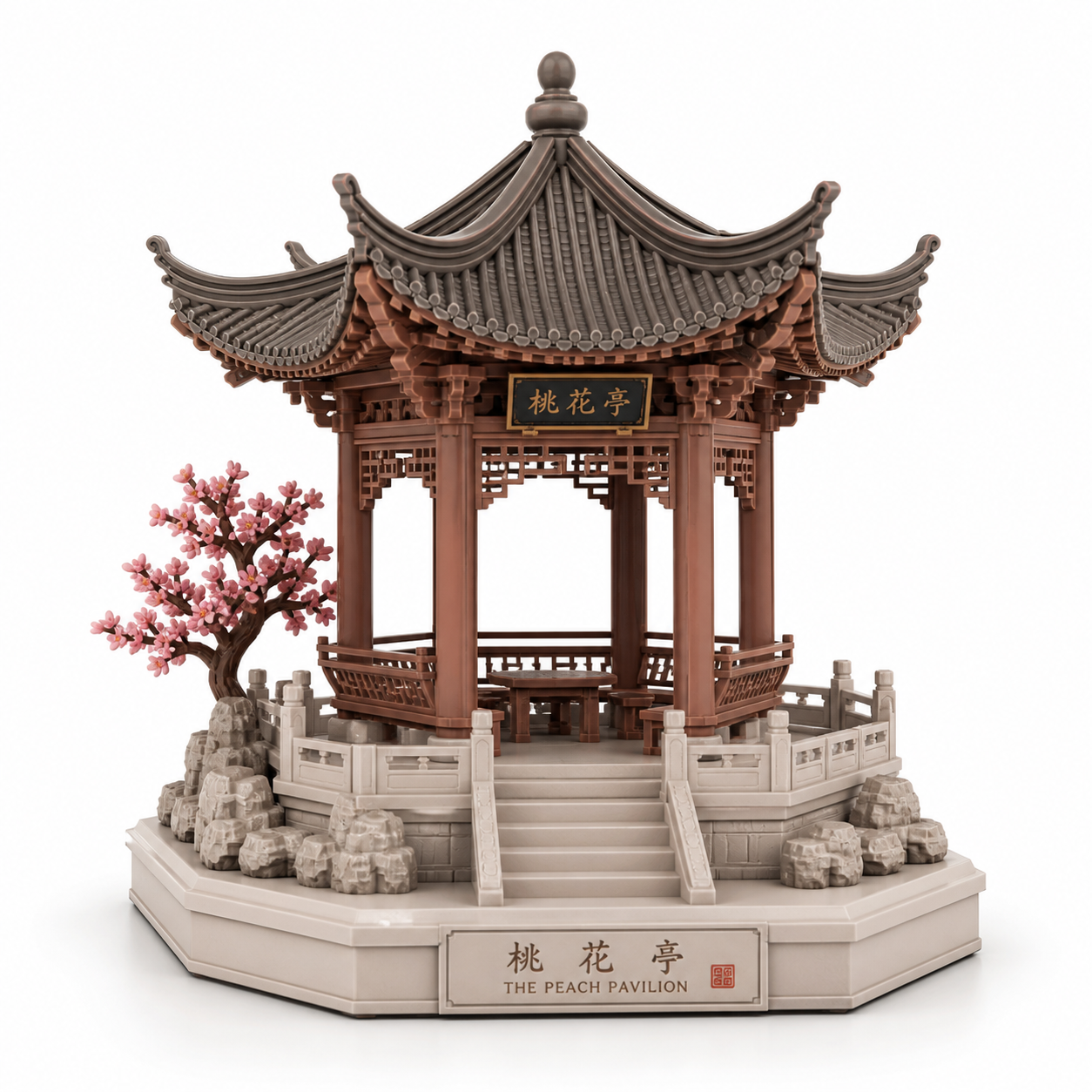 《桃花源记》“The Peach Blo 3D प्रिंटिंग रचनात्मक डिज़ाइन प्रेरणा