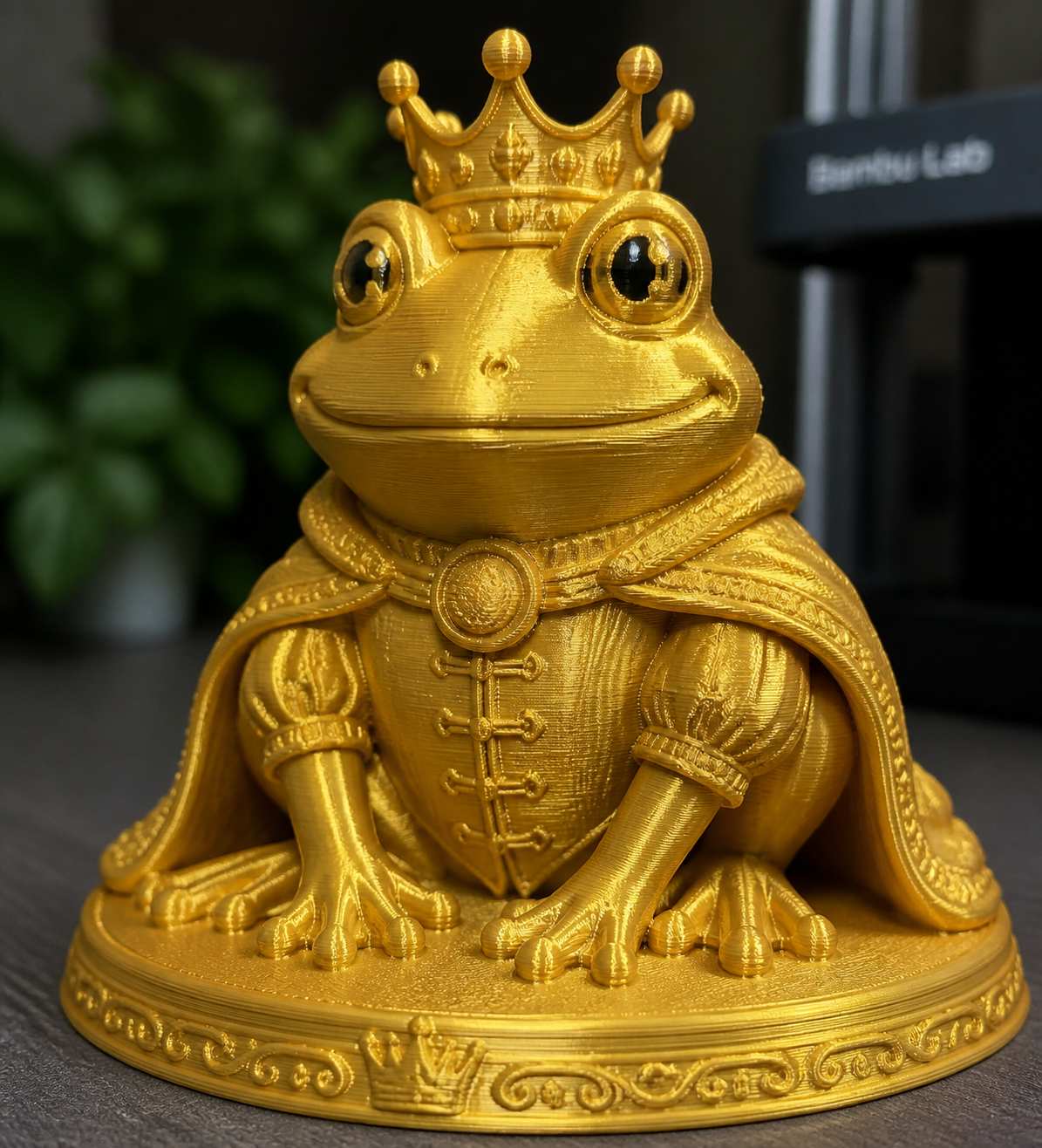青蛙王子【FDM适用】建议打金色 แรงบันดาลใจการออกแบบสร้างสรรค์พิมพ์ 3D