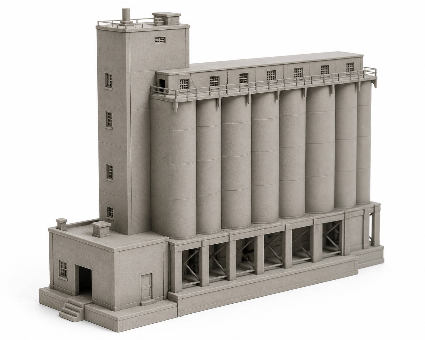 HO Scale Concrete Fa Inspiration de design créatif impression 3D