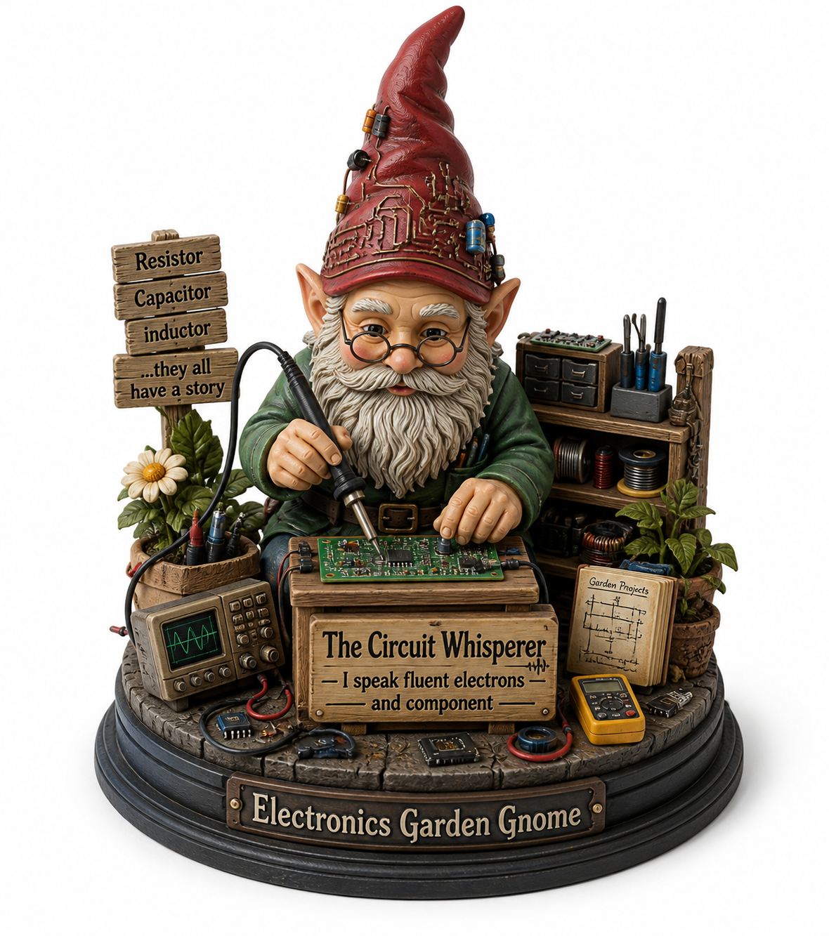 Electronics Garden Gnome3D打印创意设计灵感