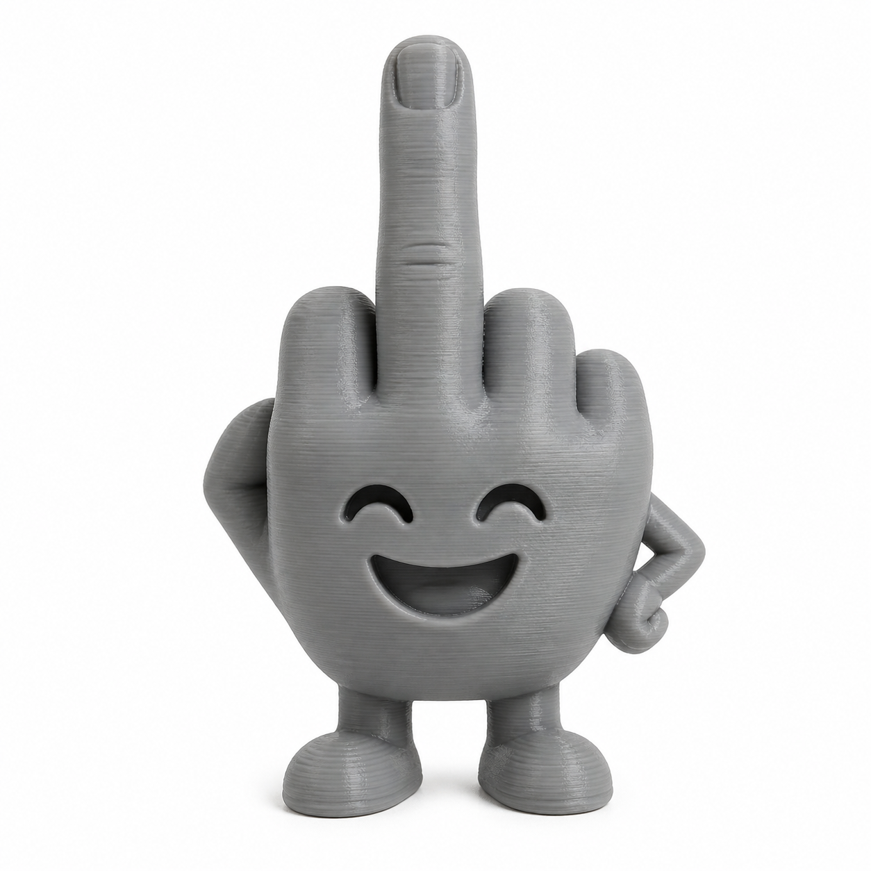 Middle Finger Happy  Inspirasi desain kreatif cetak 3D