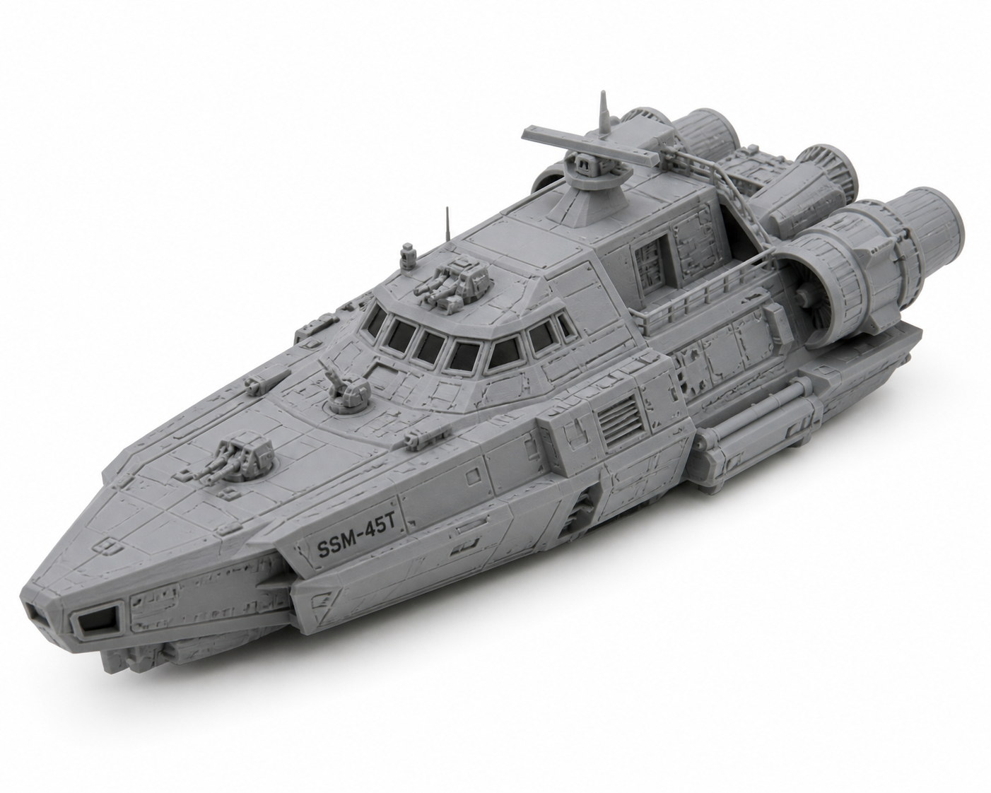 实用【1/1250】SSM-45T 夜鹭级突袭舰模3D打印创意设计灵感