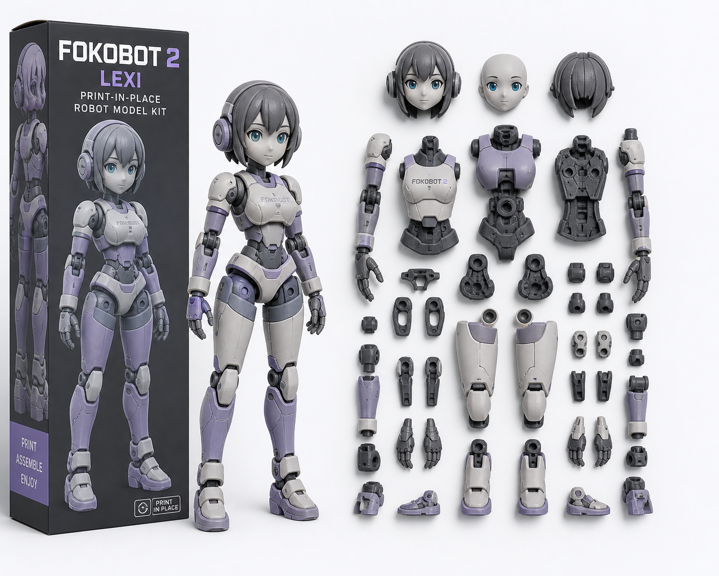 FOKOBOT 2.0 3D Baskı Yaratıcı Tasarım İlhamı