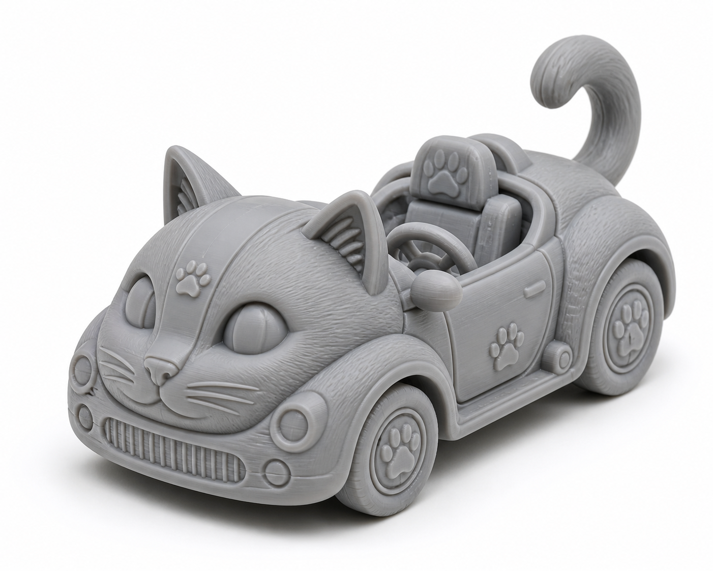 猫咪校车 إلهام التصميم الإبداعي للطباعة ثلاثية الأبعاد