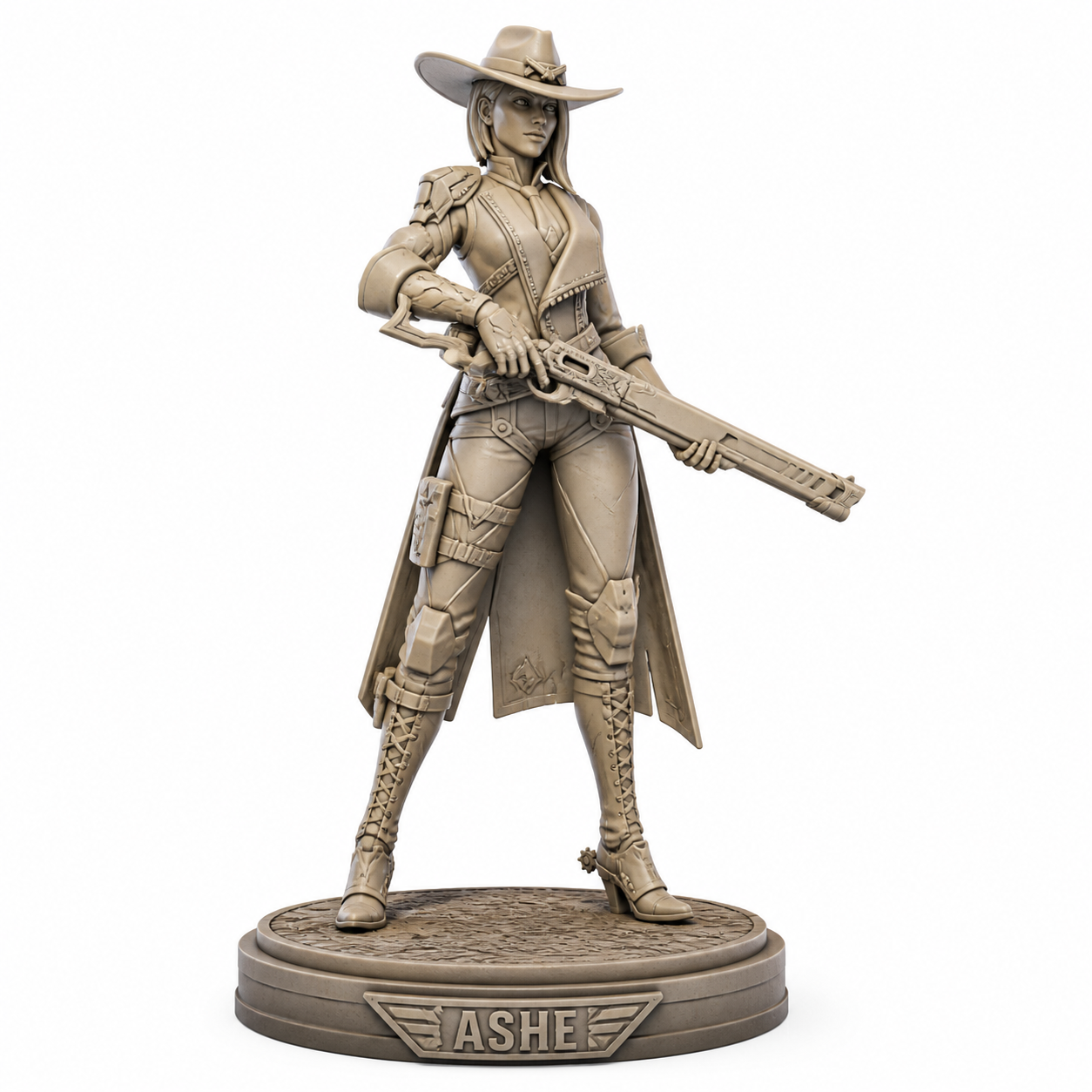 寒冰射手艾希Ashe Вдохновение креативного дизайна 3D-печати