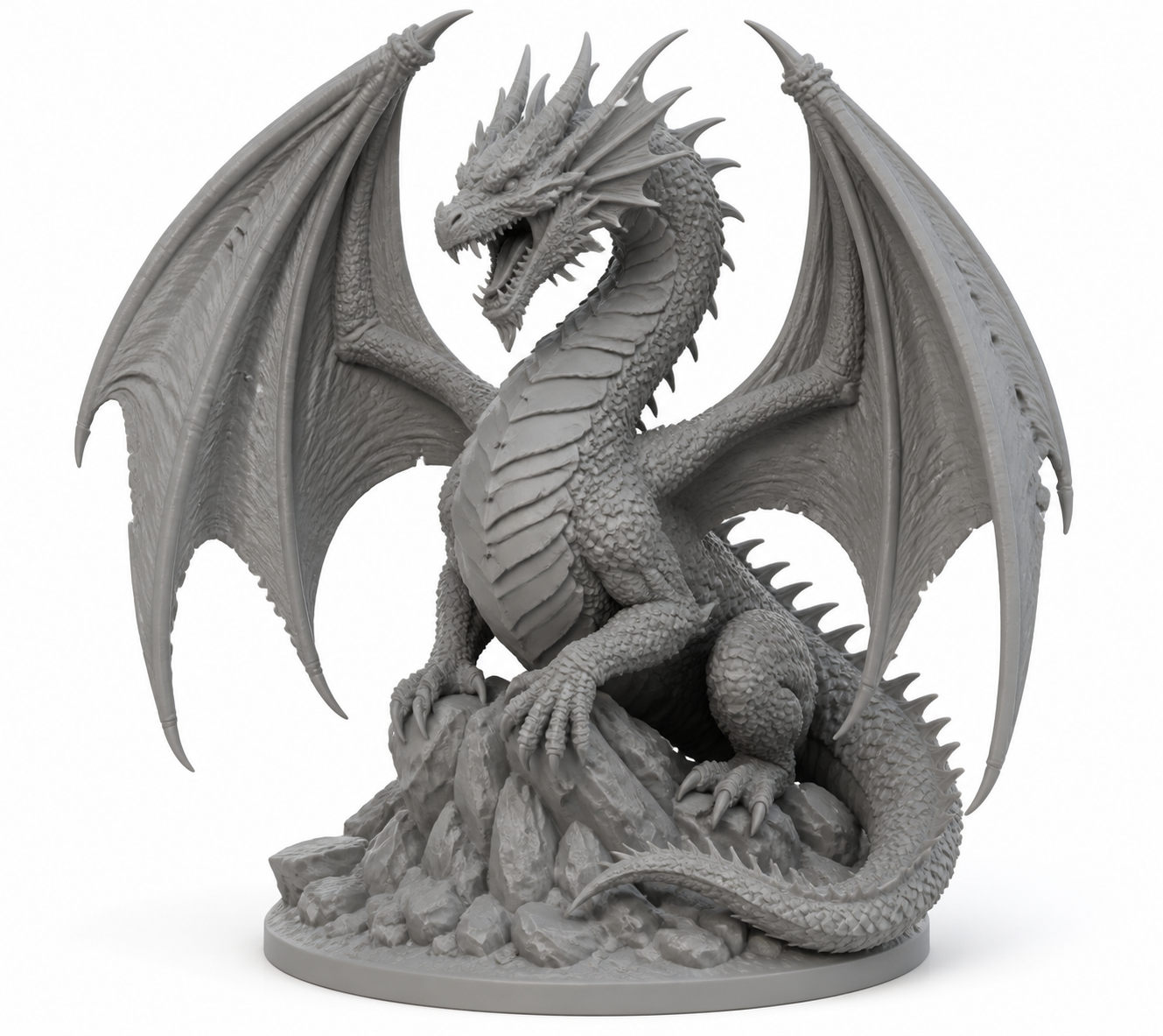 坐龙窗花-单色 3D Printing Creative Design Inspiration