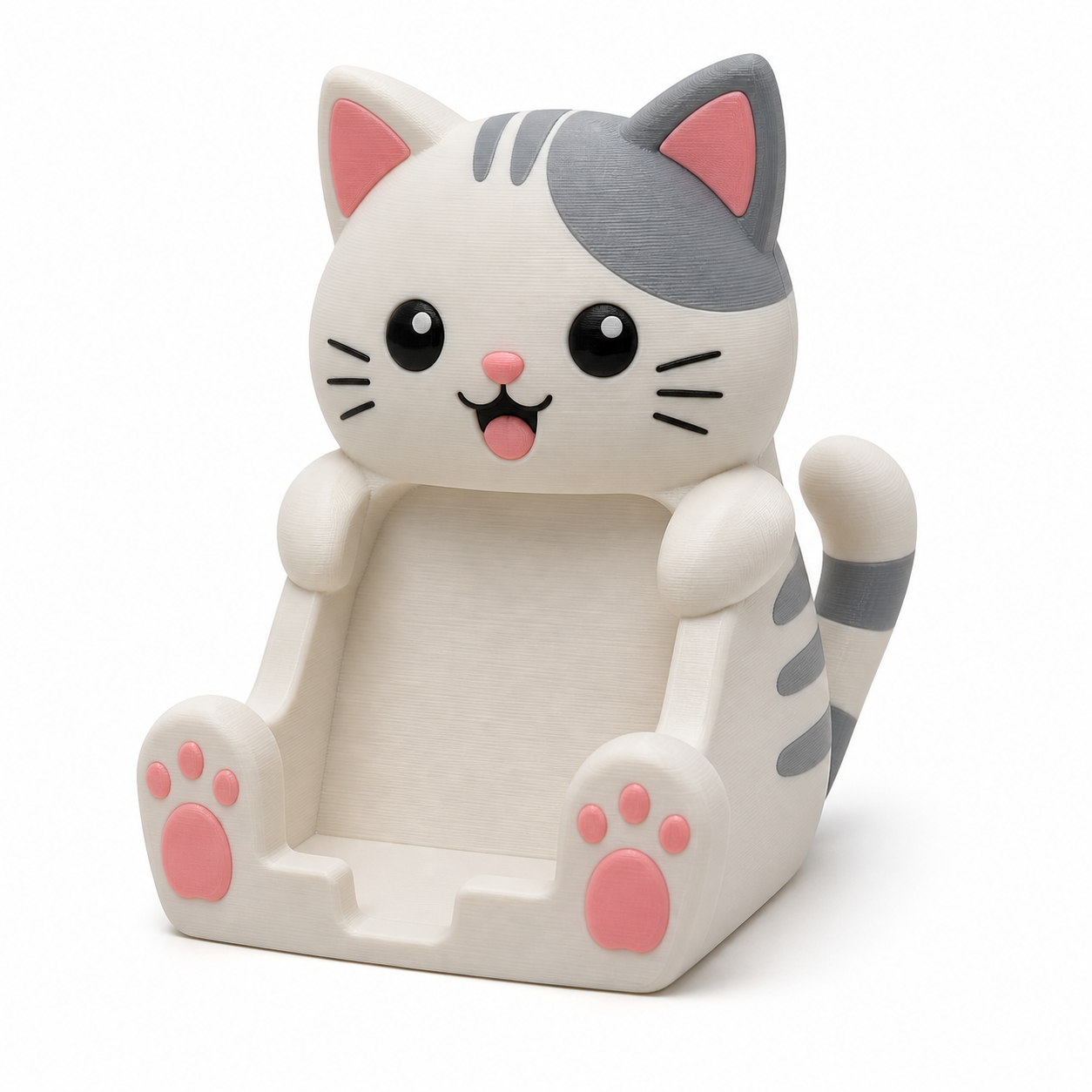 Cute Cat Holder Inspirasi reka bentuk kreatif cetakan 3D