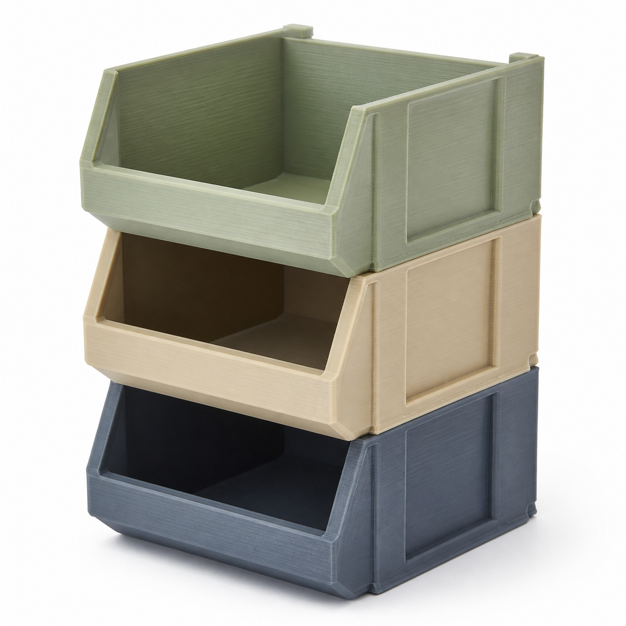stackable boxes Kreative Designinspiration für den 3D-Druck