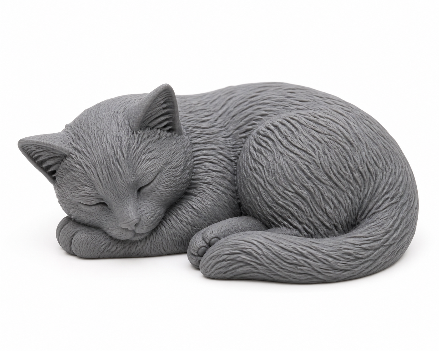 Sleeping Cat Figurin 3Dプリンティングクリエイティブデザインインスピレーション